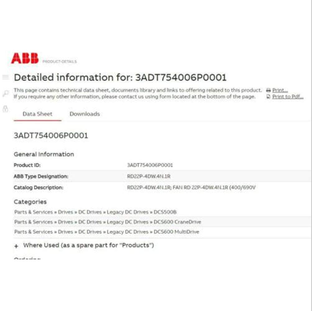 Original Ziehl-abegg RD22P-4DW.4N.1R Centrifugal Fan AC400/690V ABB Inverter Fan - aloinfousa.com