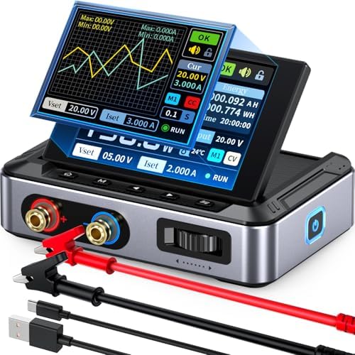 FNIRSI DPS-150 DC Power Supply Variable, 30V 5A Adjustable DC CNC Power Supply with 4-Digit IPS Display, <20mV Power Ripple, PD/QC/DC Input, PC Programmable Switching Power Supply (NO Power Adapter)|B0DFPNLG76