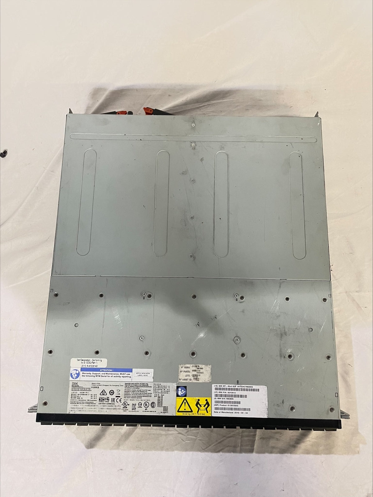 IBM 2072-24C V3700 Storage - Rear View | Alo Tech Solutions