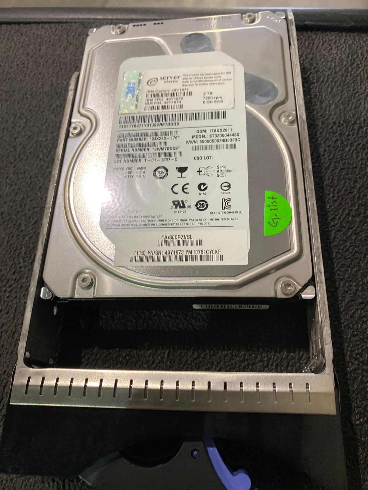 IBM 49Y1875 - 2TB 7.2K 6G 3.5in SAS HDD | Alo Tech Solutions