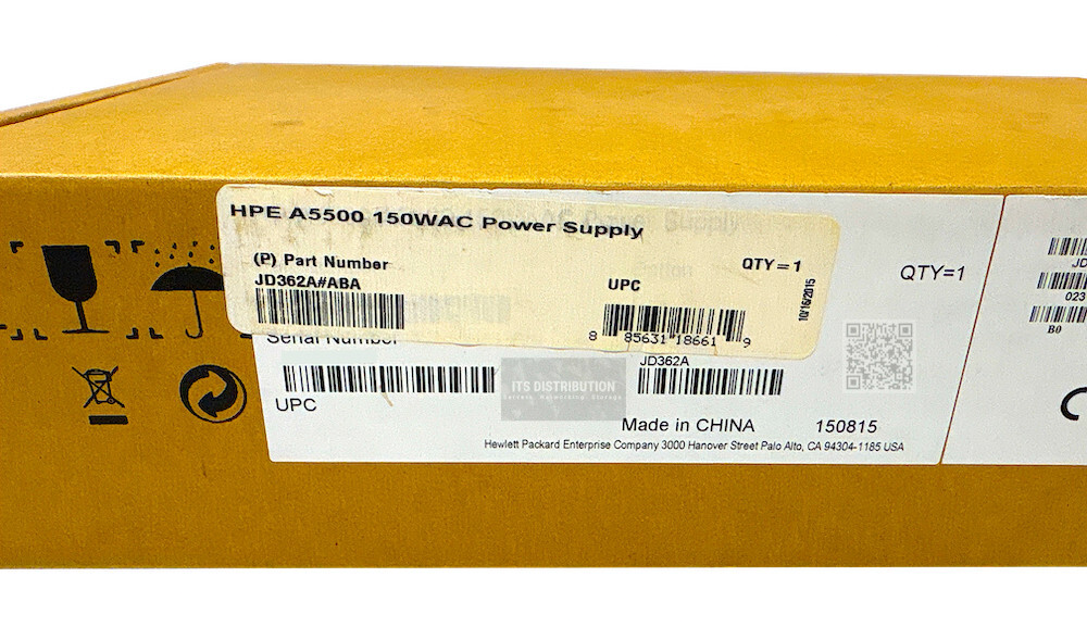 JD362A I New Sealed HP 5500 150WAC 12VDC Internal Power Supply PSU 0231A66A