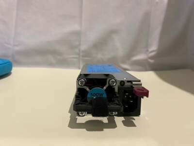 HP 723594-001 500W Platinum PSU - Label View | Alo Tech Solutions
