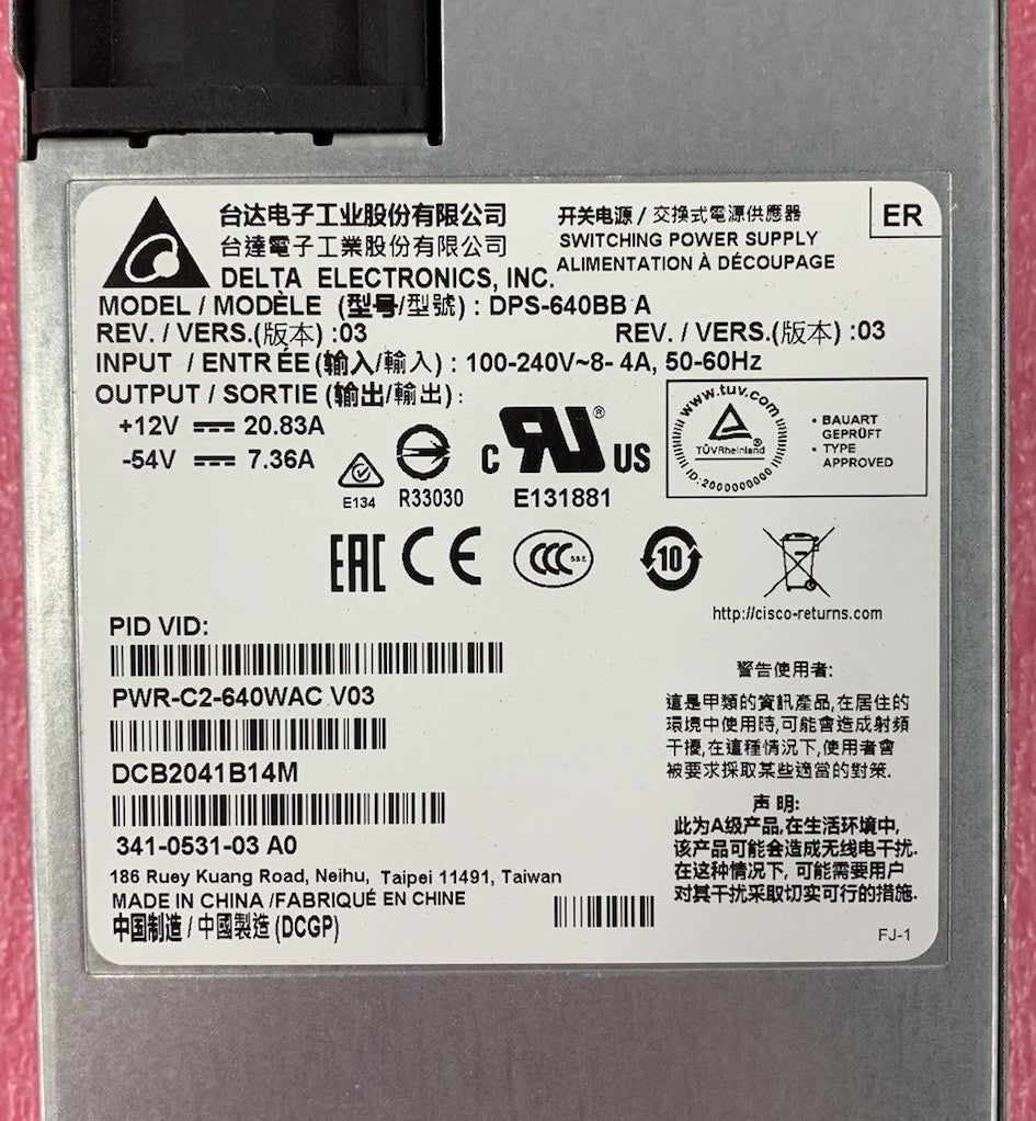 Delta Electronics DPS-640BB A Power Supply