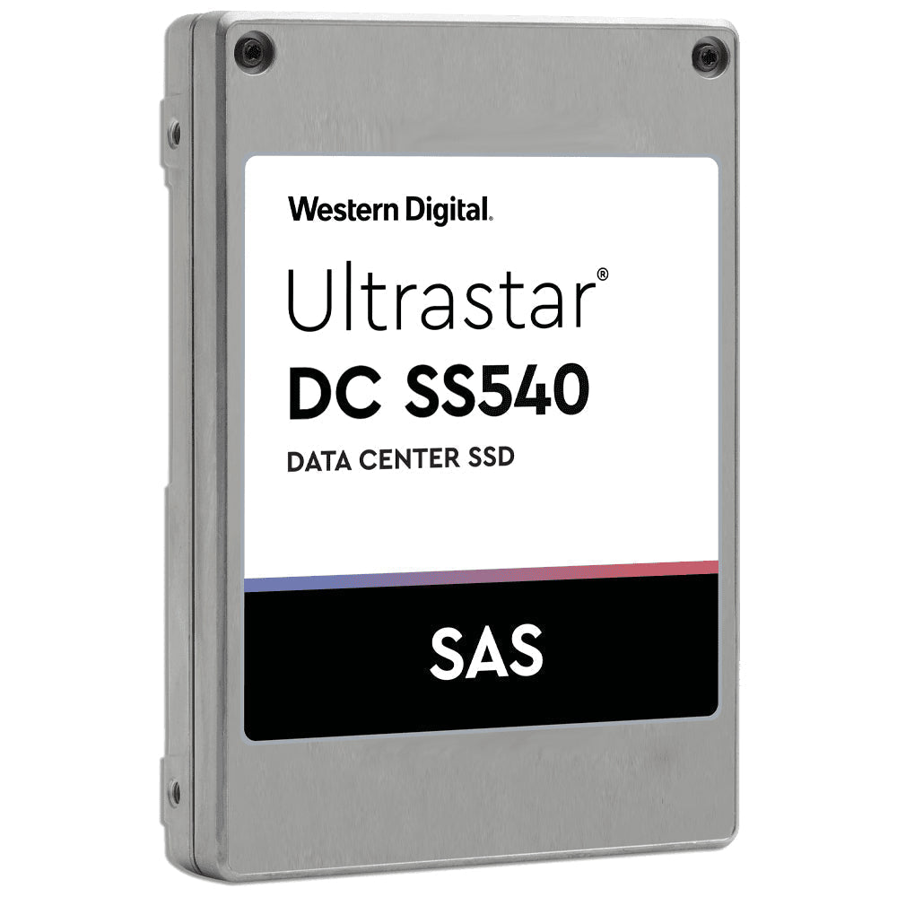 Dell/Western Digital Ultrastar DC SS540 WUSTVA138BSS200 3.84TB 1 DWPD SAS 12Gb/s 512e 2.5in Recertified Solid State Drive