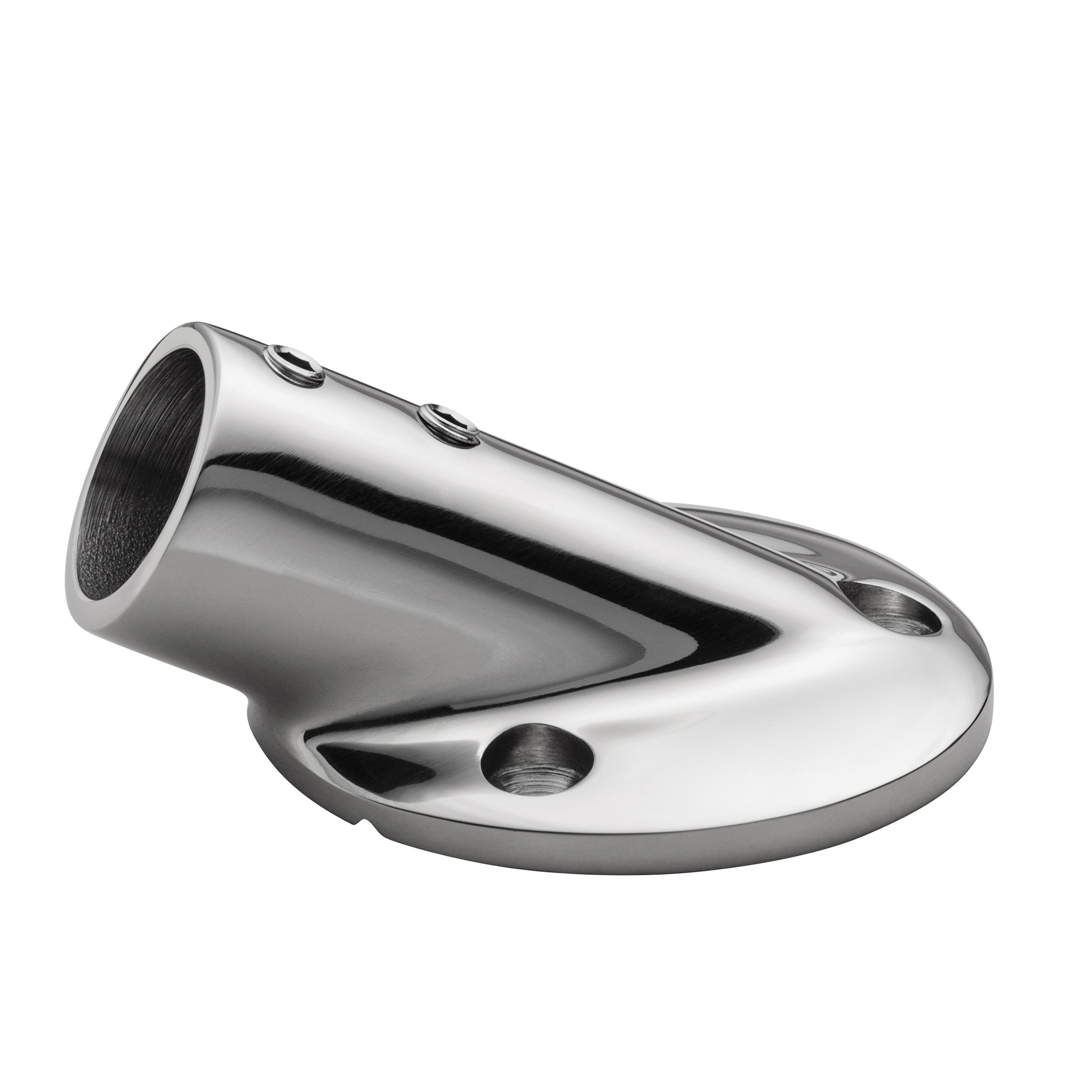 Whitecap 6077 30 Degree Round Base Rail Fitting