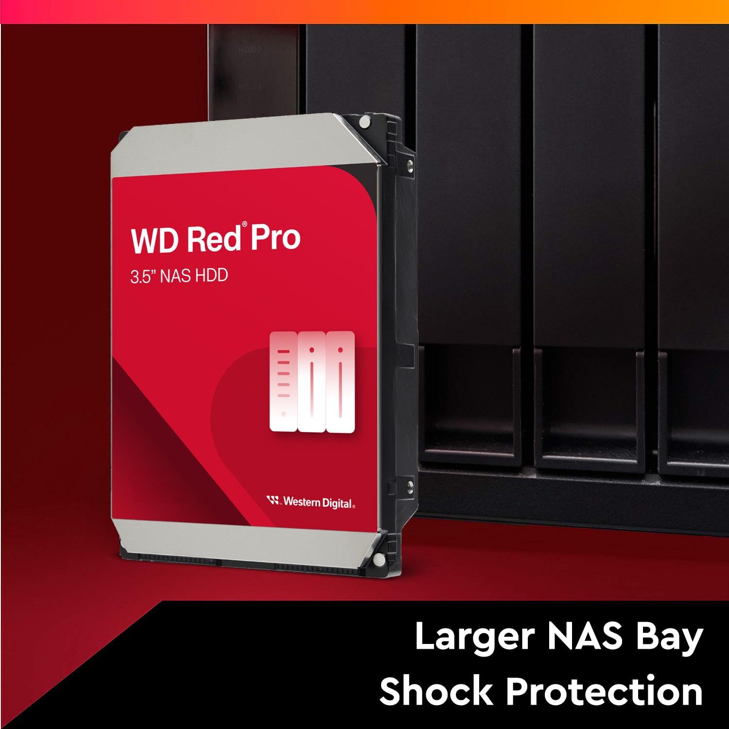 Western Digital 12TB WD Red Pro NAS Internal Hard Drive HDD - 7200 RPM, SATA 6 Gb/s, CMR, 256 MB Cache, 3.5" - WD121KFBX - aloinfousa.com