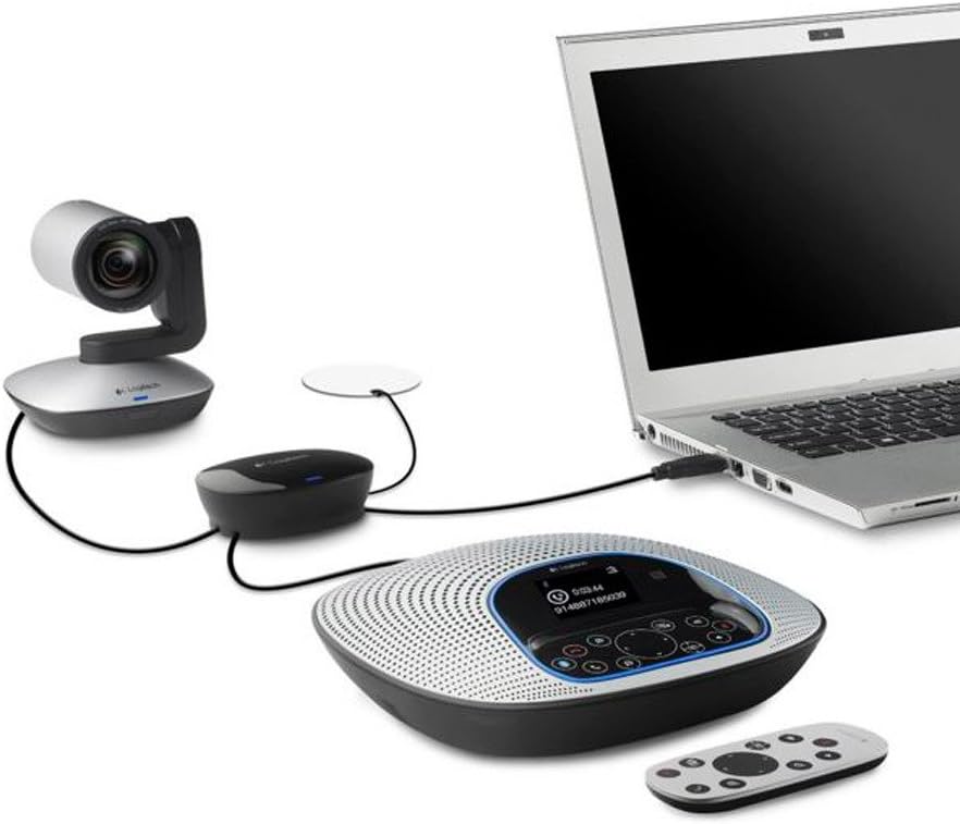 Logitech CC3000e All-in-One 1080p HD Video Conference System Speakerphone Kit