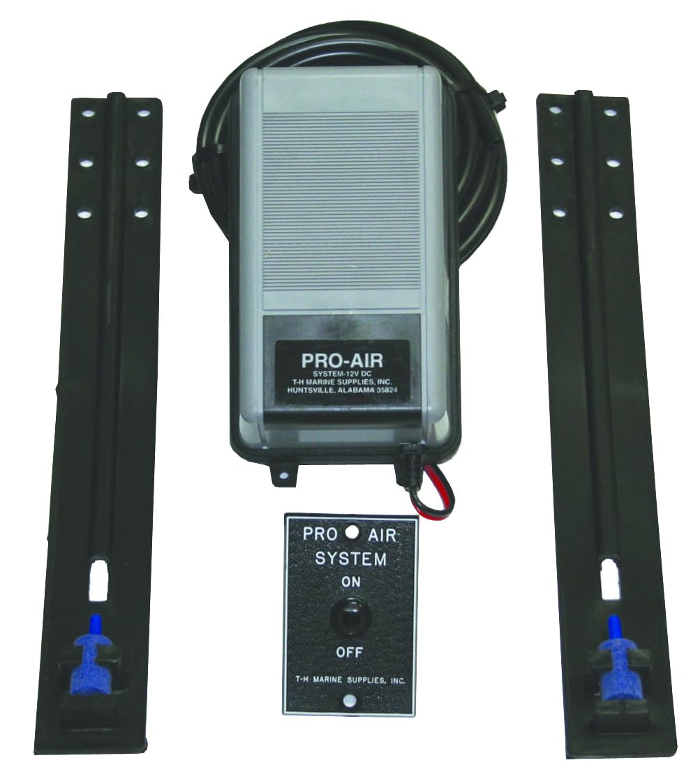 TH Marine PAS-1-DP T-H Marine 12V Complete Pro-Air System Livewell Aeration Kit, w/ Air Stones