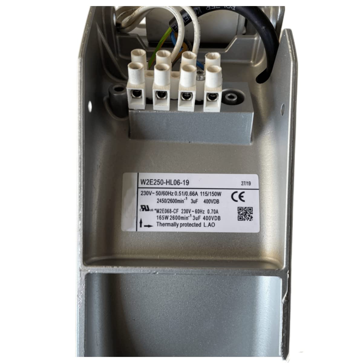 230V W2E250-HL06-19 0.51/0.66A 115/150W 3uF 28080 Cabinet Cooling Fan 400VDB