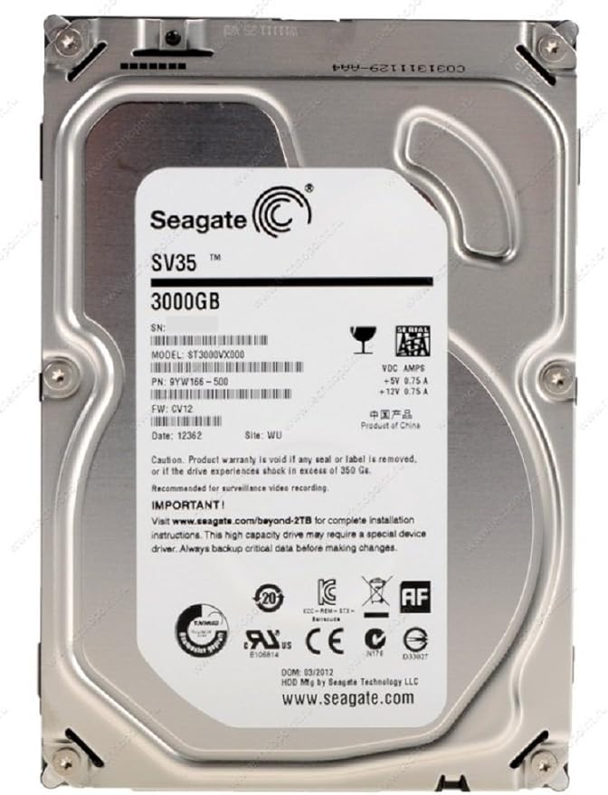 Seagate Barracuda SV35.5 ST3000VX000 3 TB Internal Hard Drive