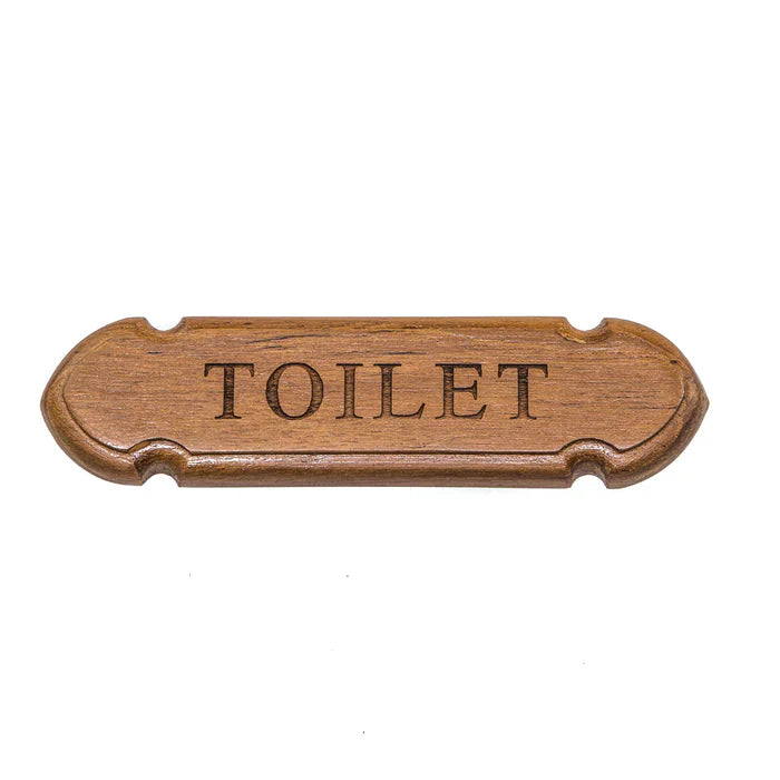 Whitecap 62674 Toilet Name Plate