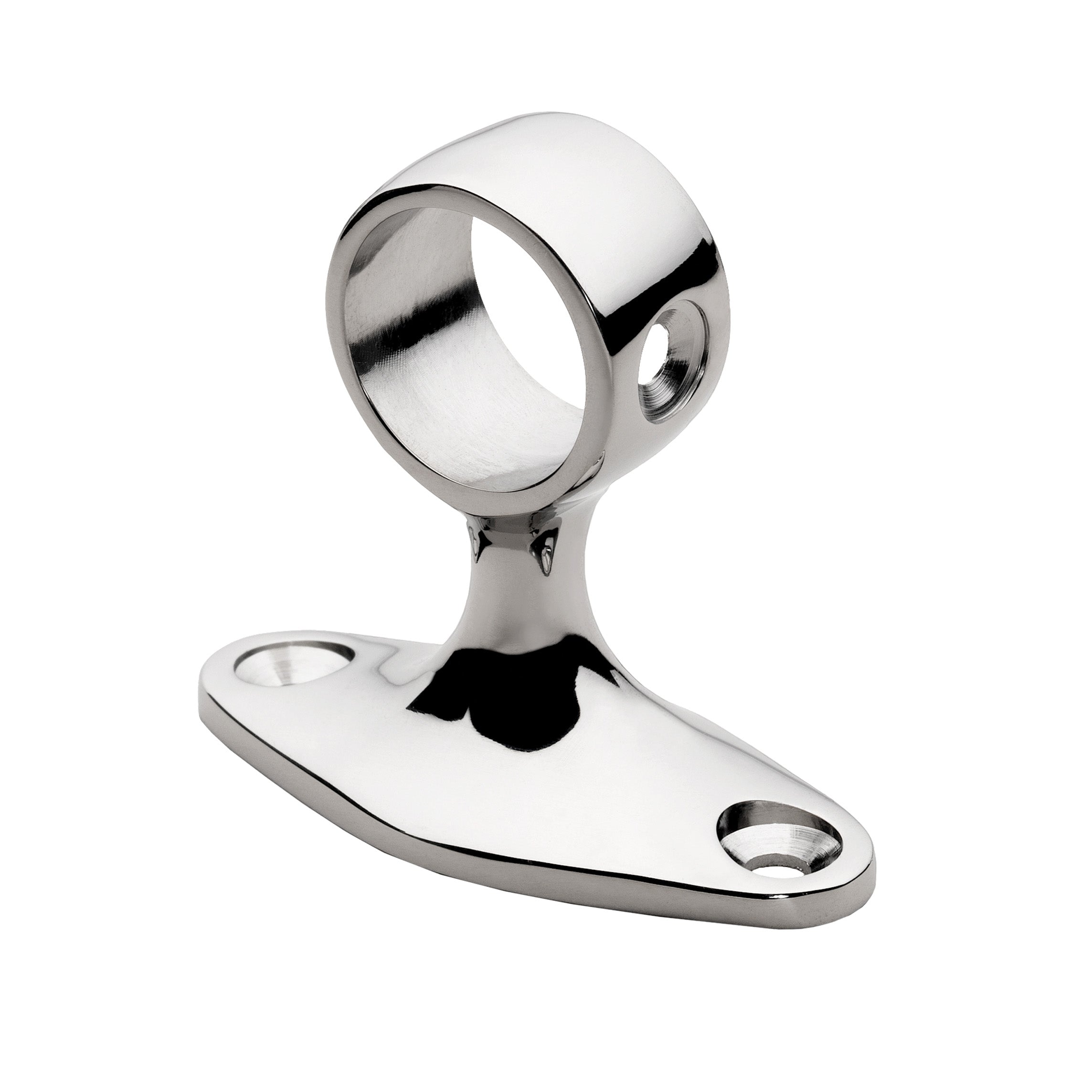 Whitecap 6279 6280 90 Degree Handrail Stanchion Center and End 7/8 Inch Tube 1-1/2 Inch Height
