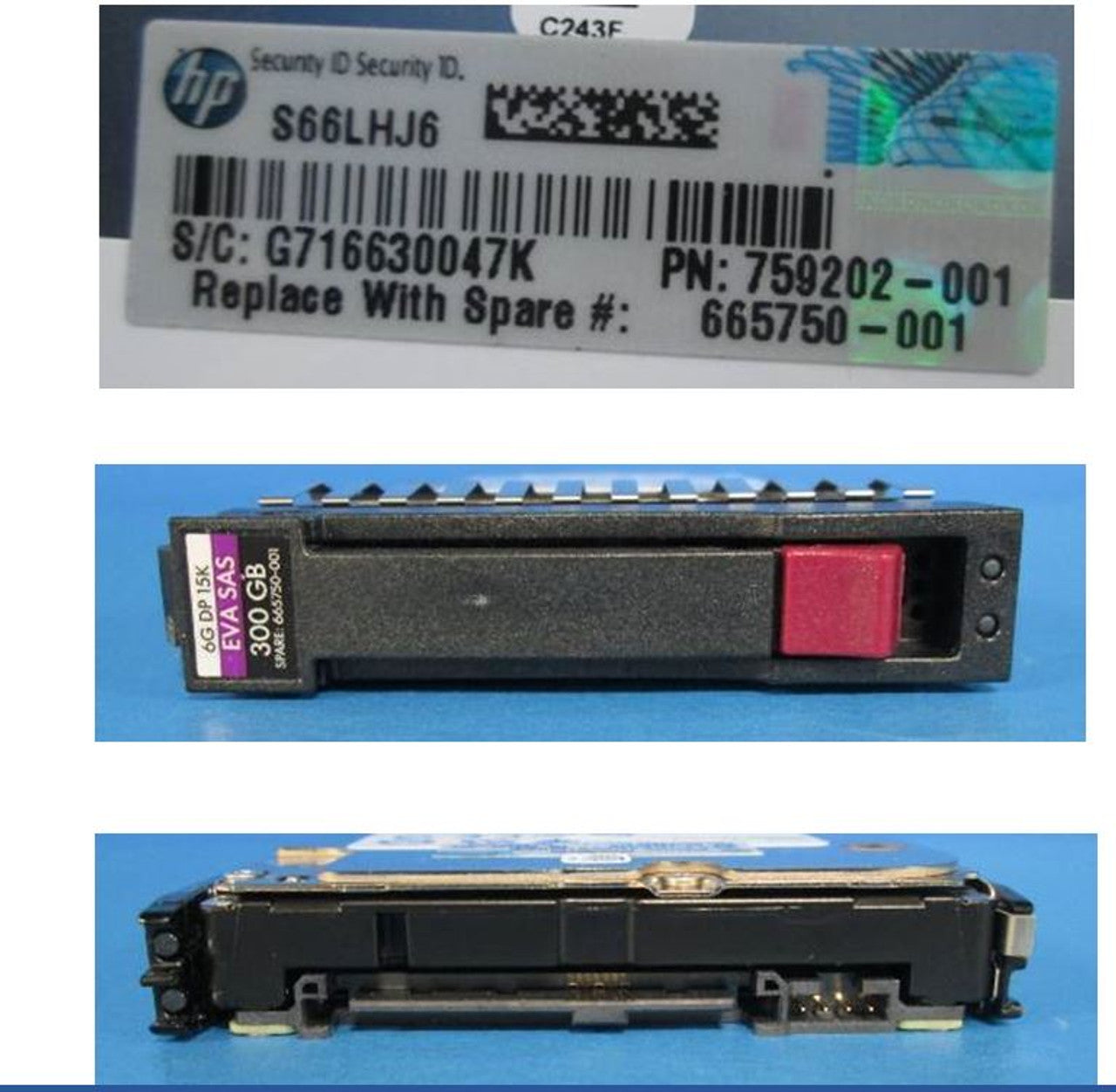 HPE 627114-002 300GB 15kRPM 2.5in SAS-6G HDD for M6625 Enclosure