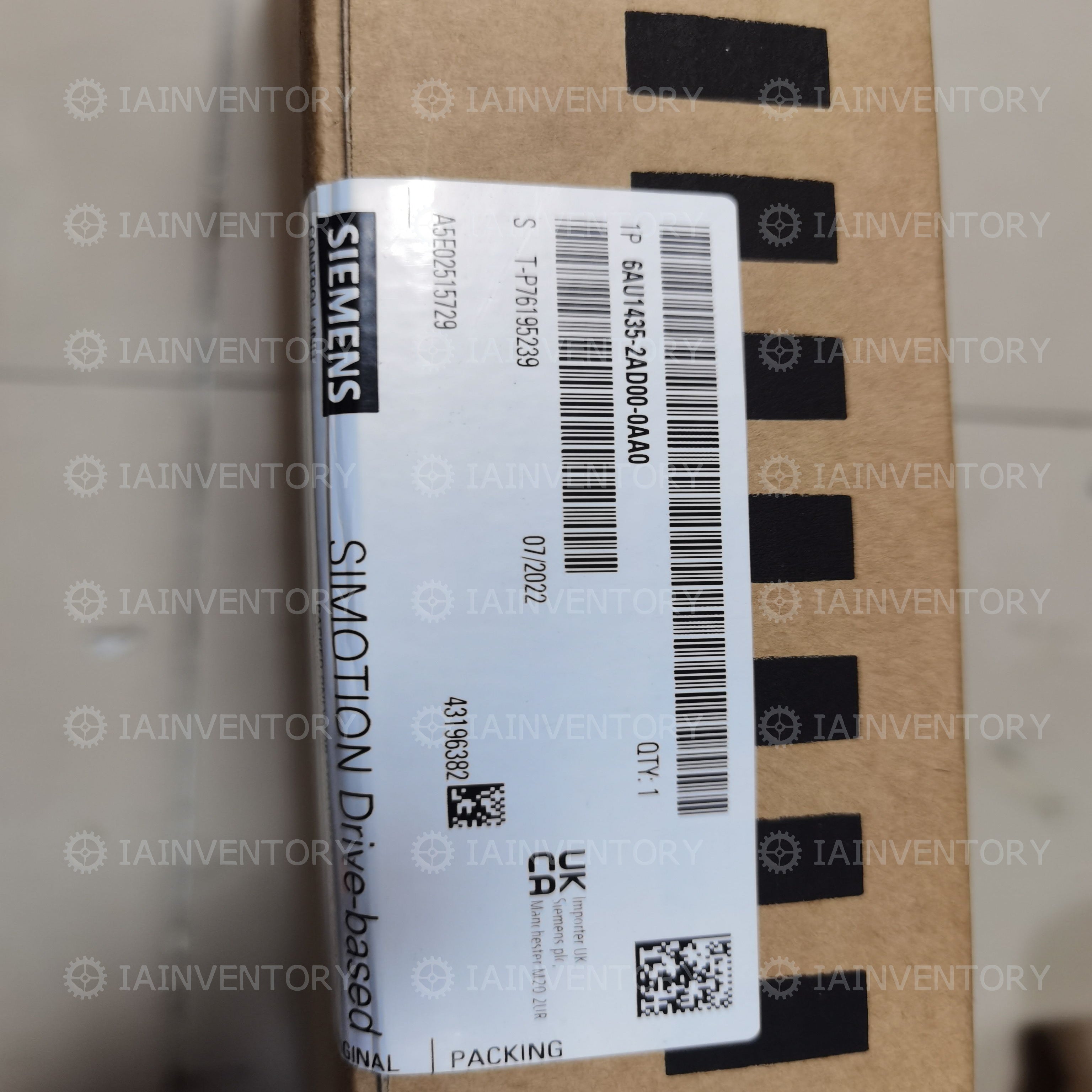 Siemens 6AU1435-2AD00-0AA0 Control Unit D435-2DP/NP 435-2AD00-0AA0