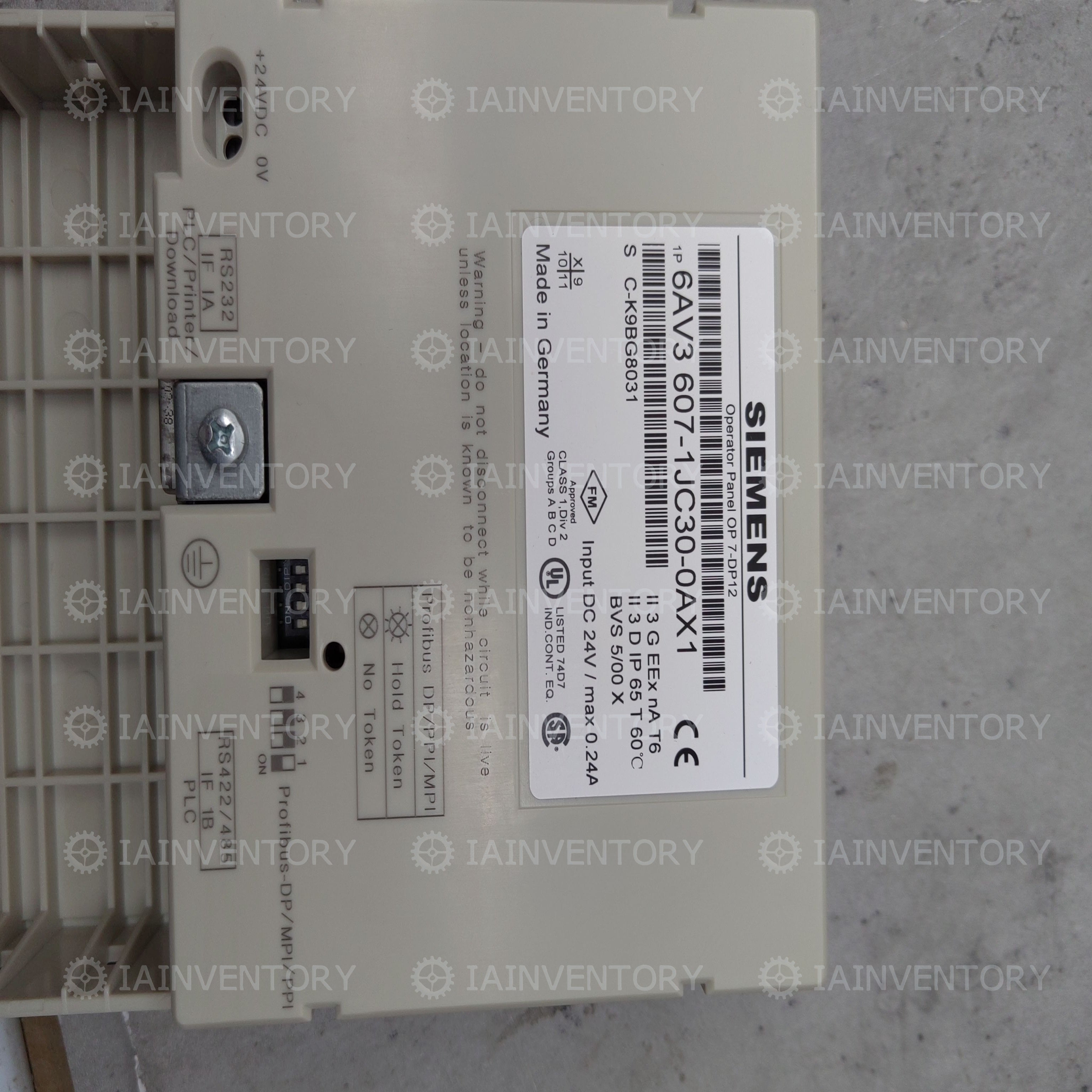 SIEMENS 6AV3607-1JC30-0AX1