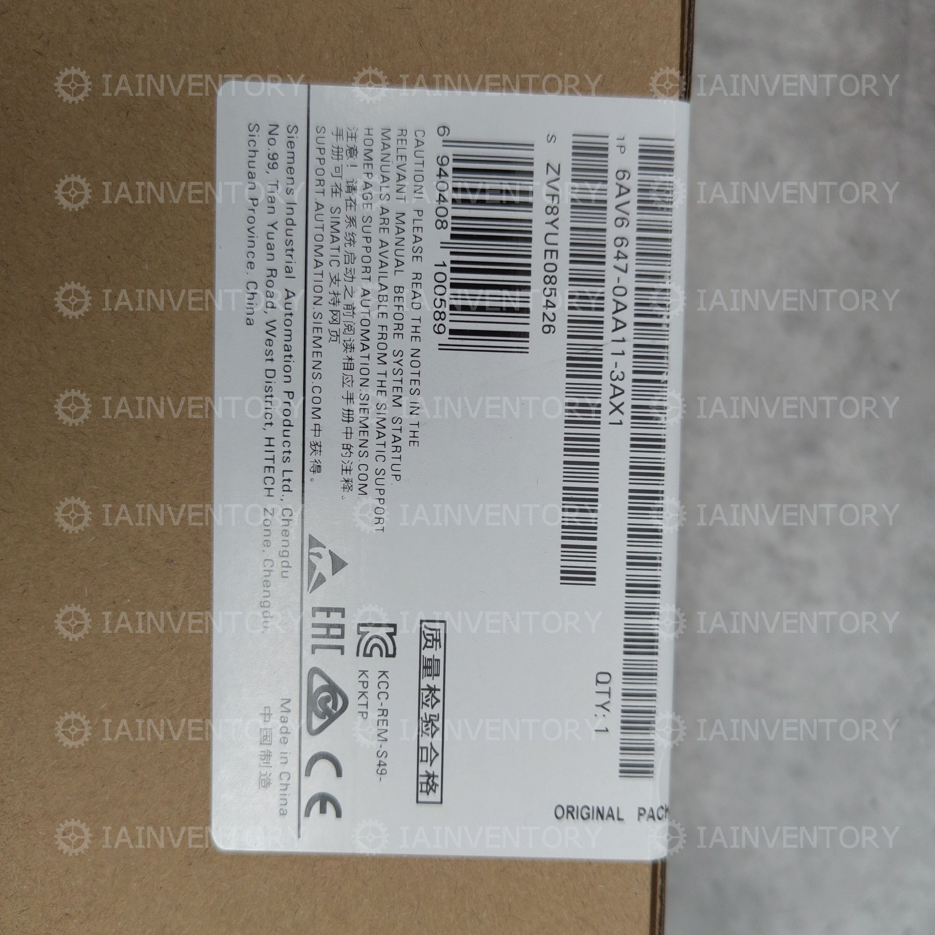 Siemens 6AV6647-0AA11-3AX1
