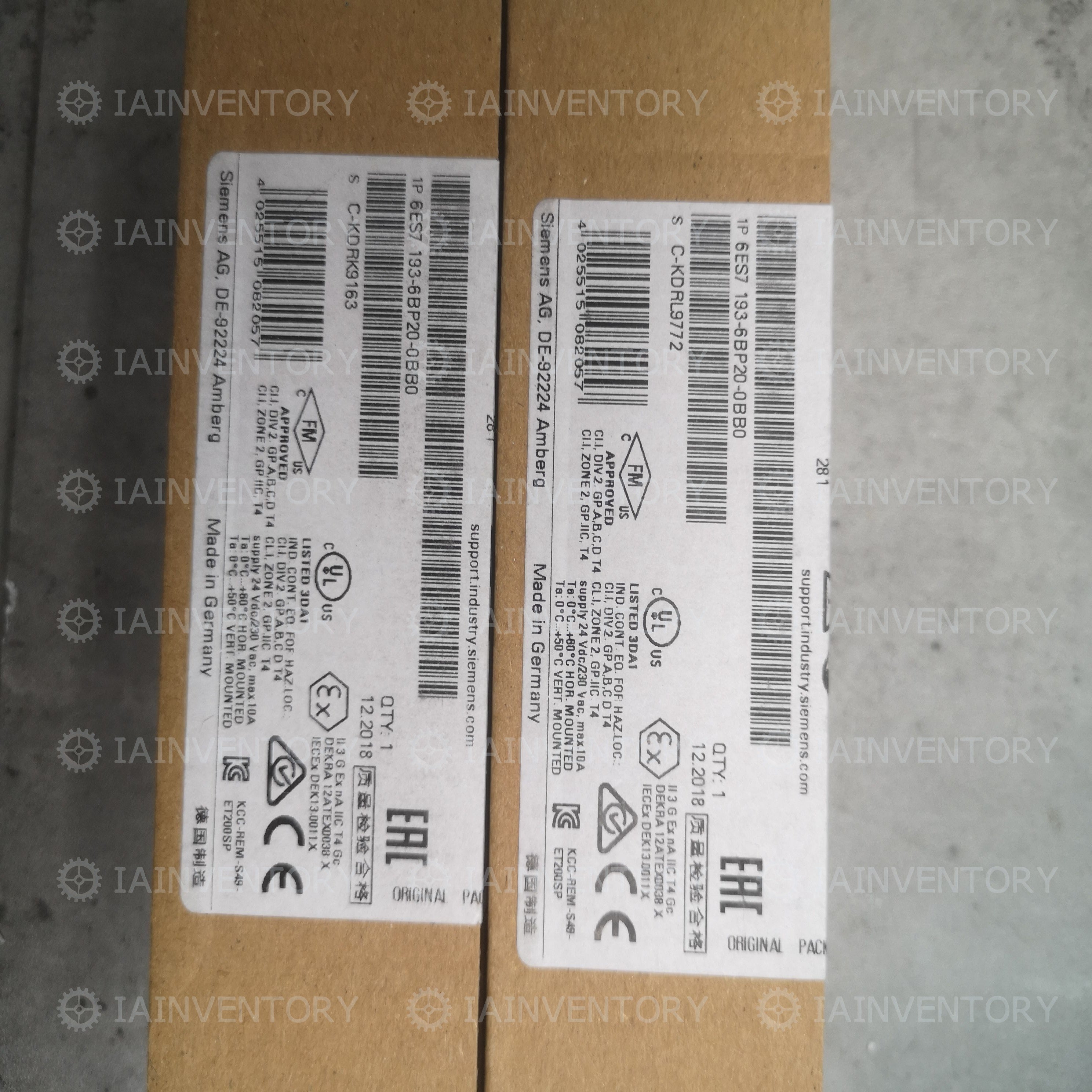 Siemens 6ES7193-6BP20-0BB0 Simatic 6ES7 193-6BP20-0BB0