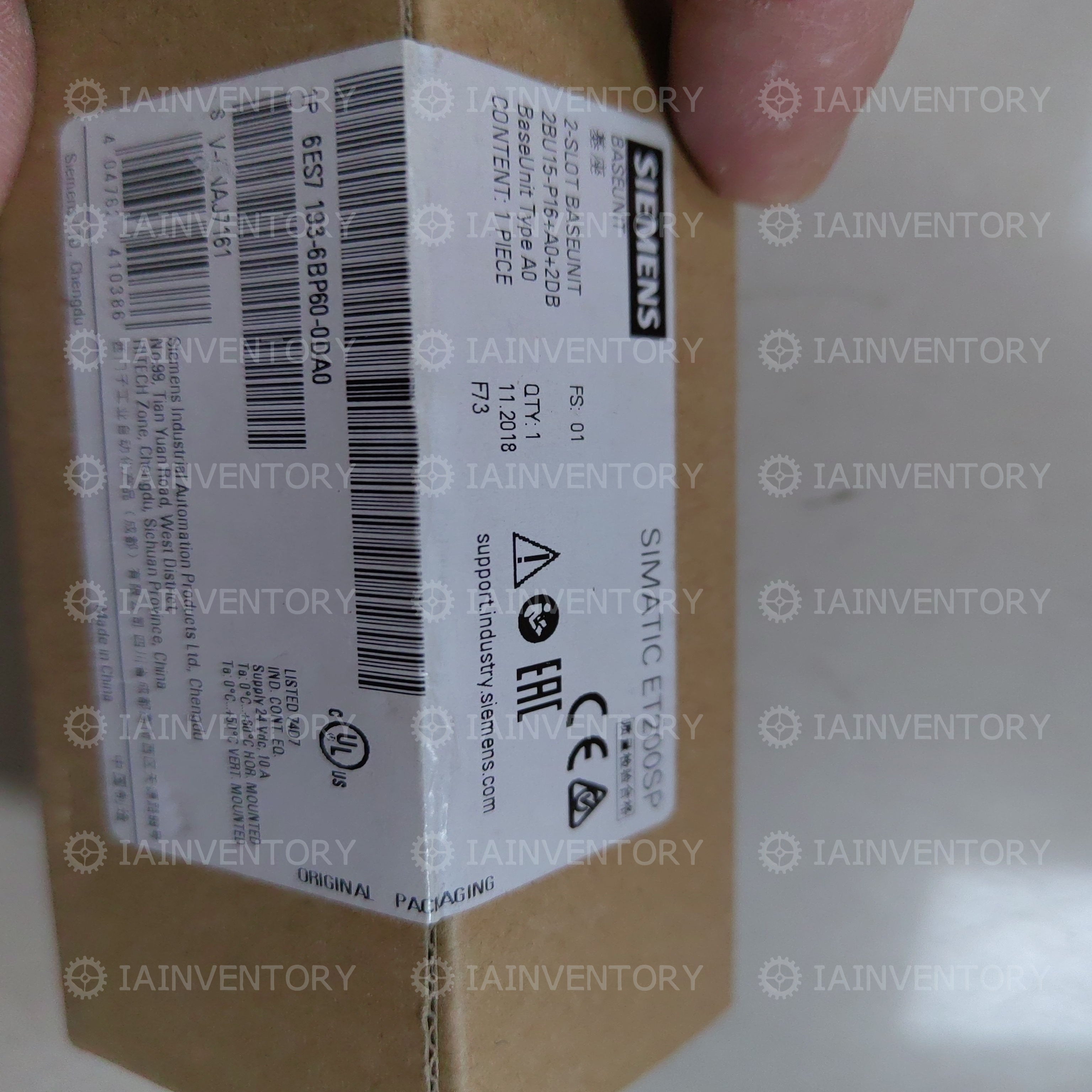 Siemens 6ES7193-6BP60-0DA0 Module 6ES7 193-6BP60-0DA0