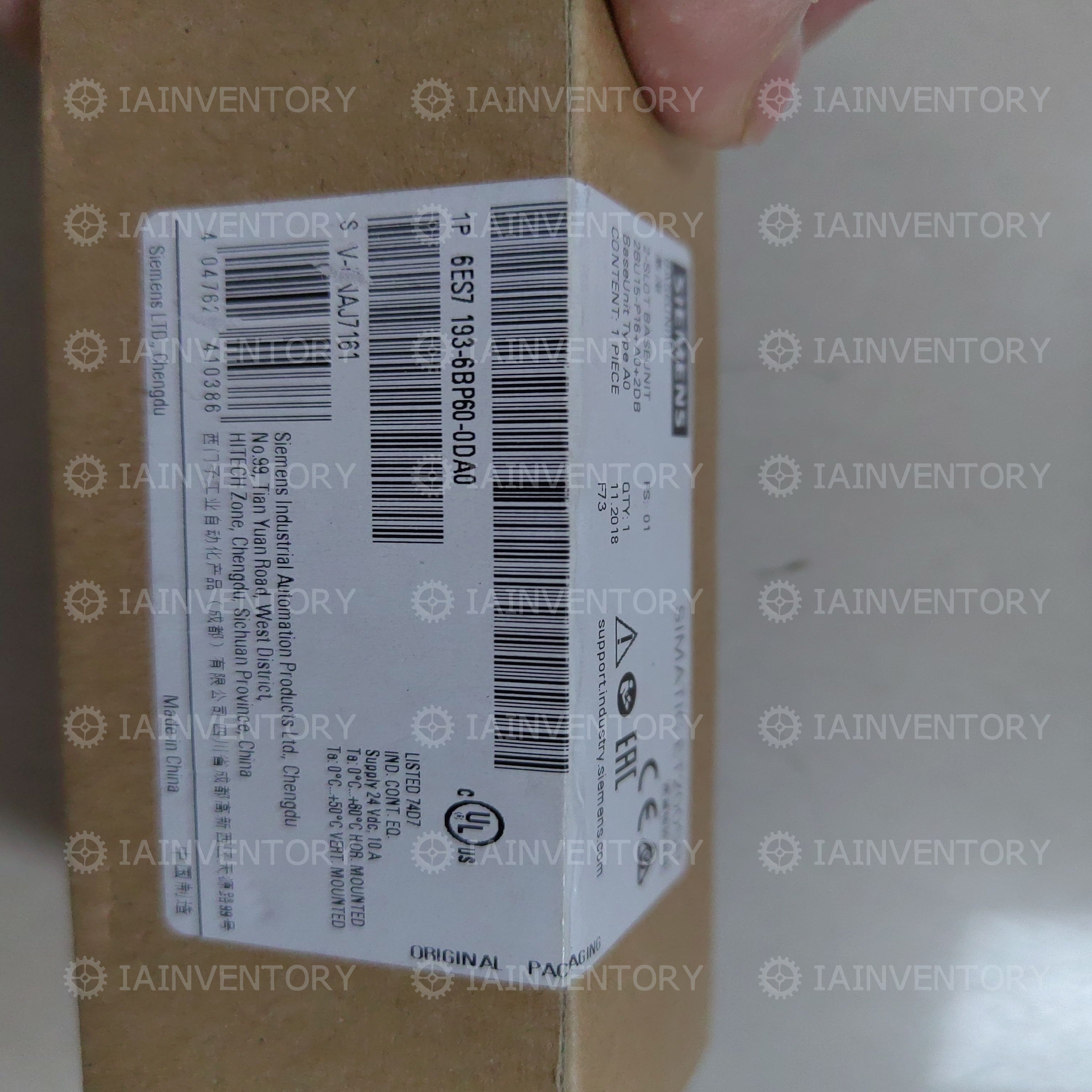 Siemens 6ES7193-6BP60-0DA0 Module 6ES7 193-6BP60-0DA0