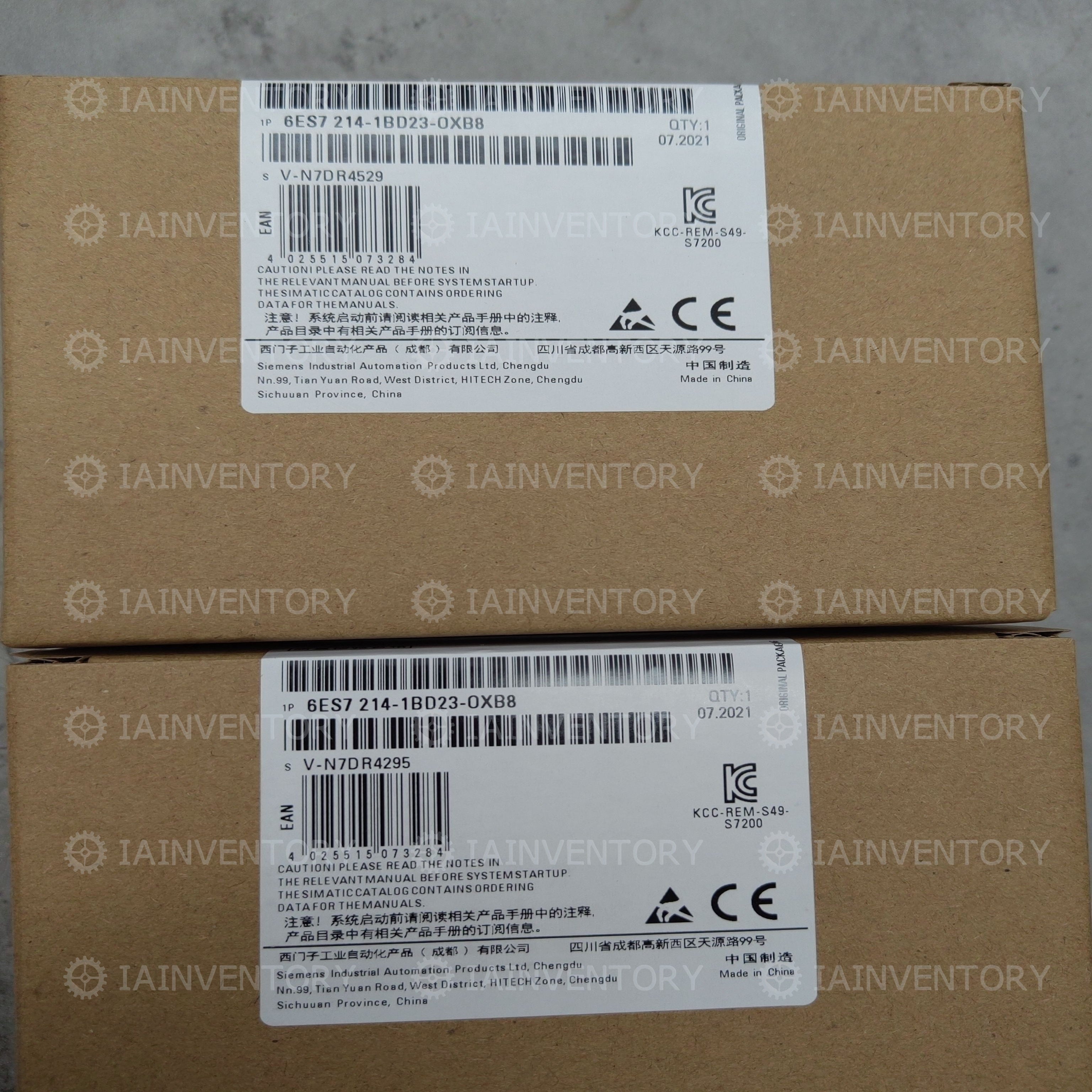 Siemens 6ES7214-1BD23-0XB8 Processor  6ES7 214-1BD23-0XB8