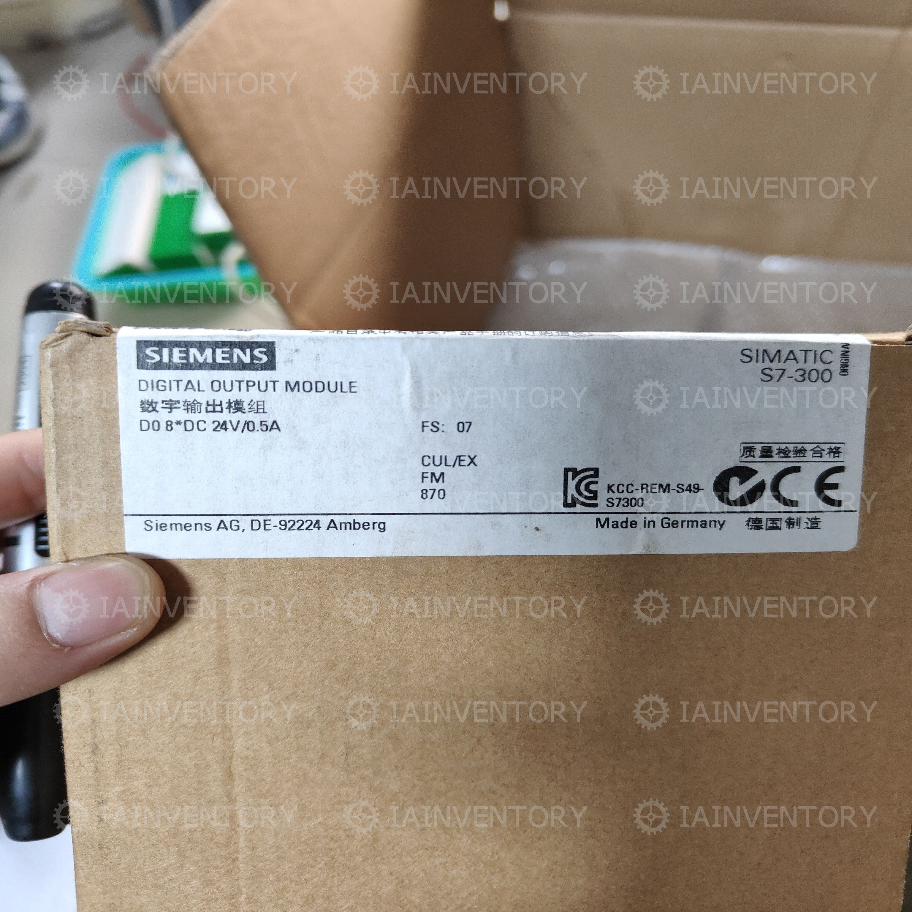 Siemens 6ES7322-8BF00-0AB0 PLC Module
