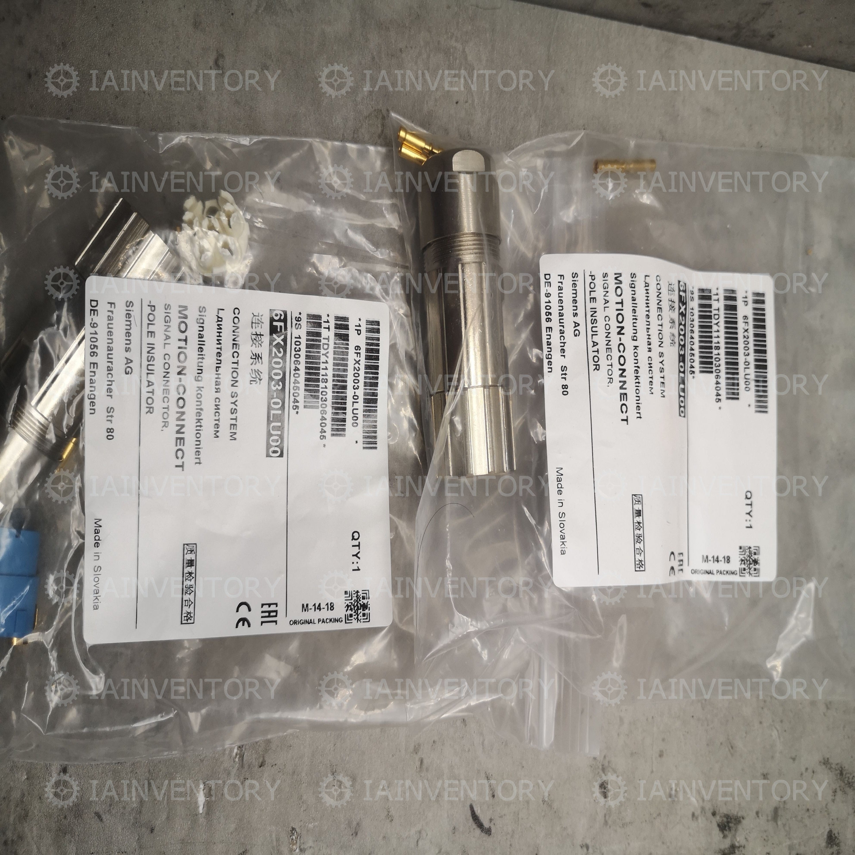 FOR SIEMEN HUMMEL M23 Power Connector 6FX2003-0LU00 6-PIN