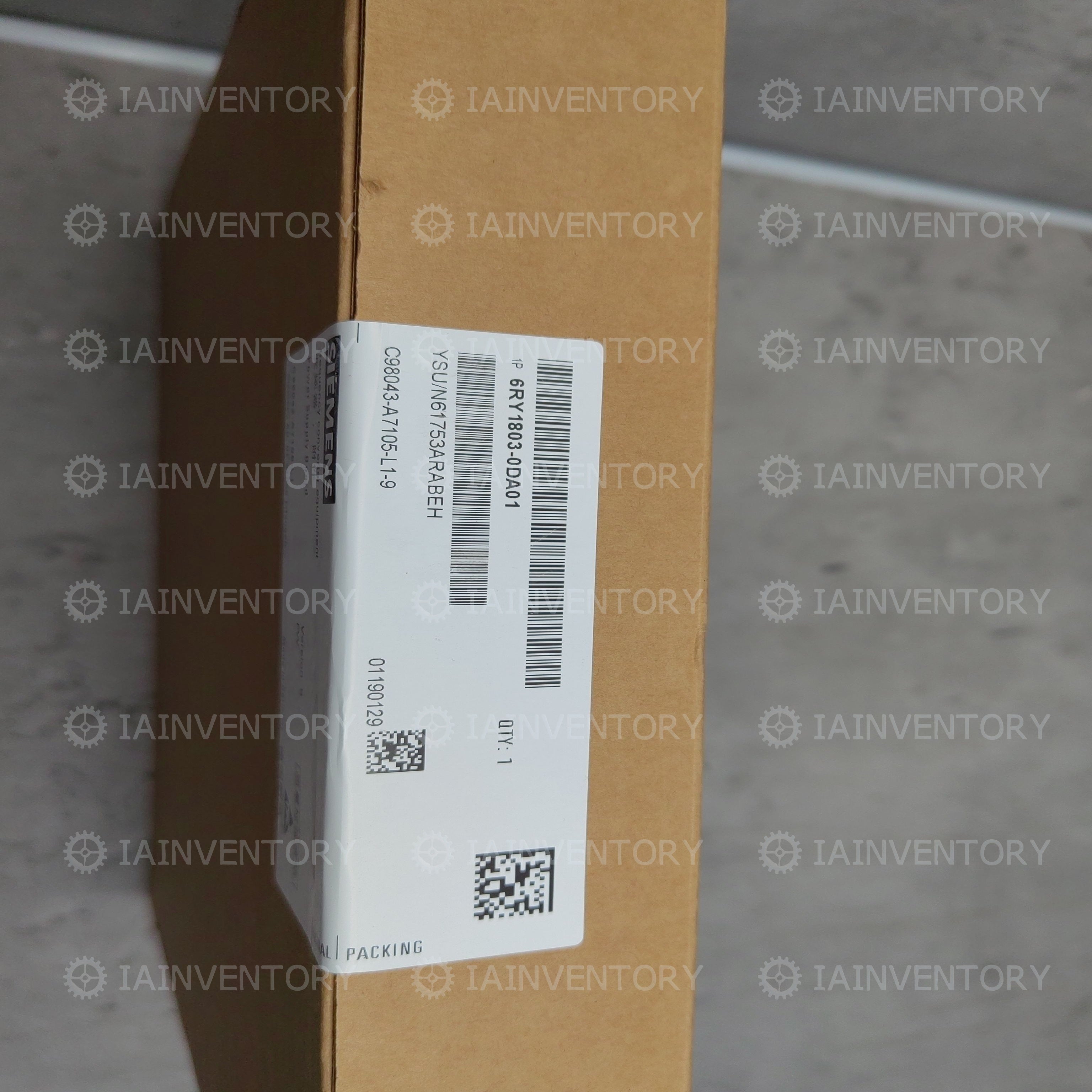 ONE Siemens C98043-A7105-L1-9 6RY1803-0DA01