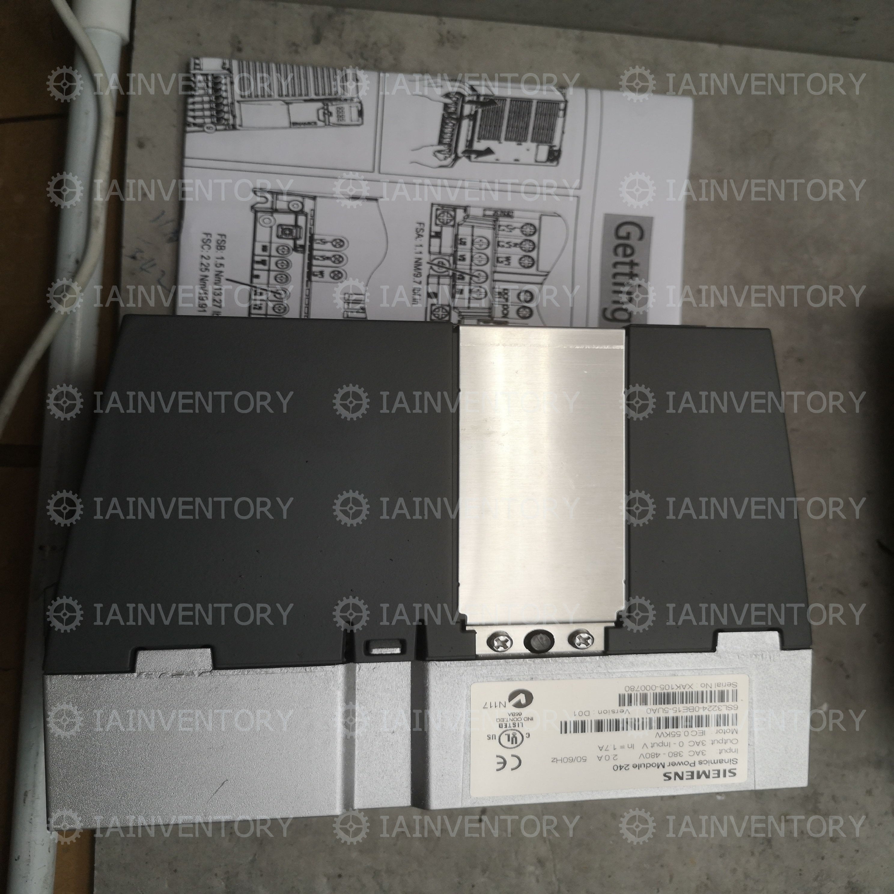 Siemens 6SL3224-0BE15-5UA0 SINAMICS 6SL3 224-0BE15-5UA0