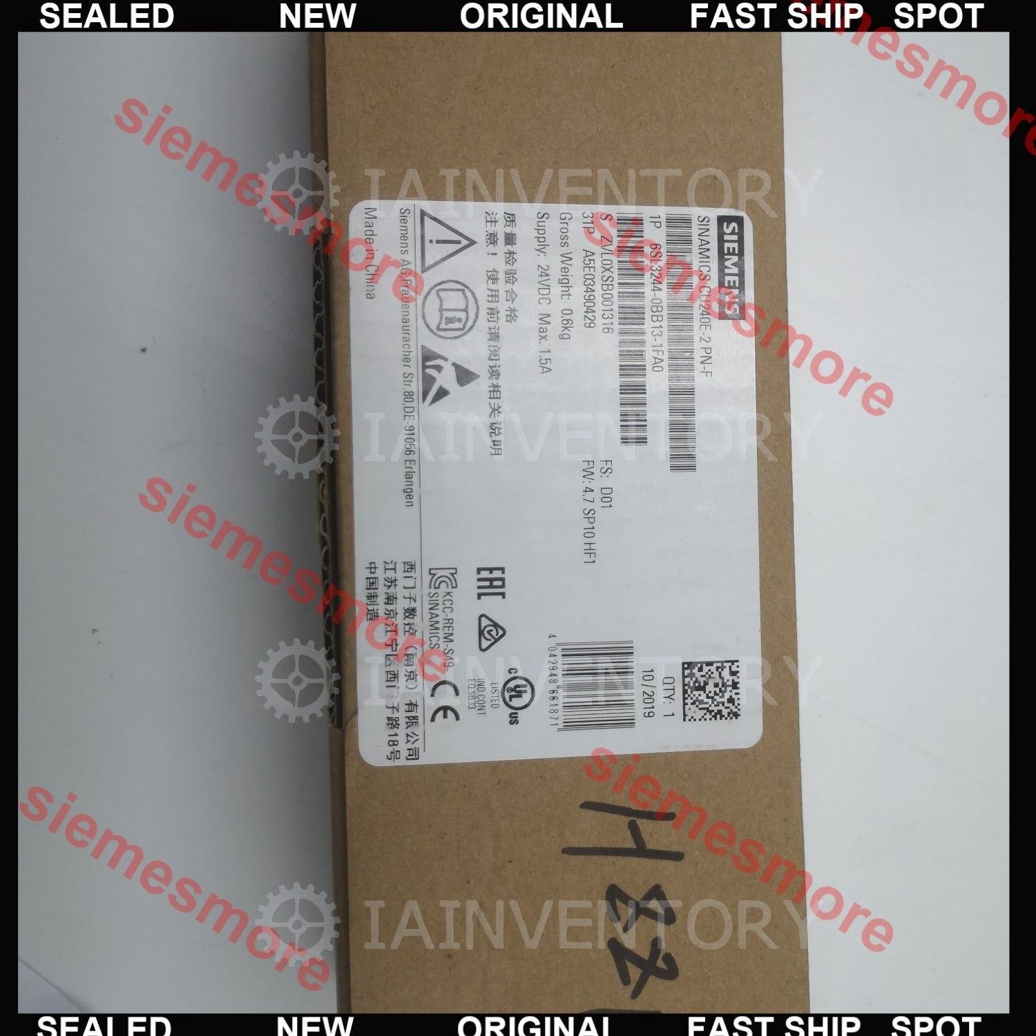 Siemens SINAMICS G120 6SL3244-0BB13-1FA0