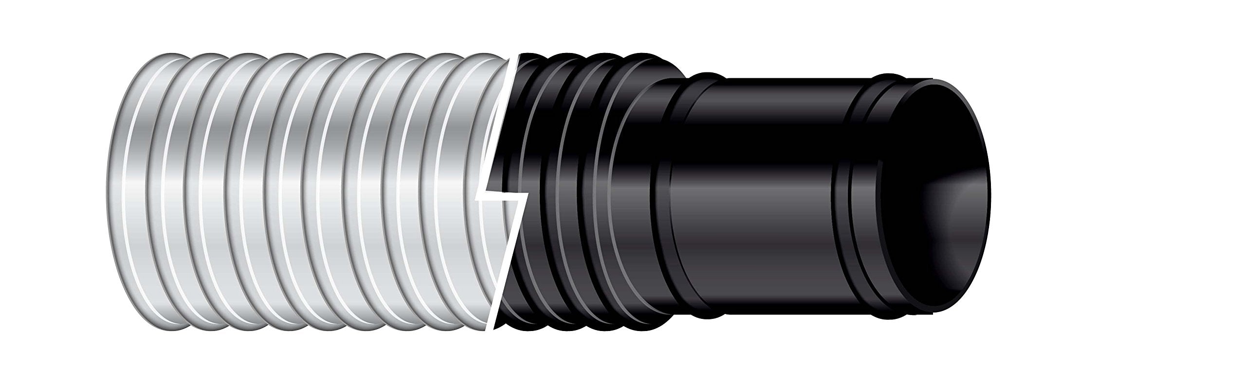 Shield 16-120-1186W Shields Marine Bilgeflex Series 120 Flexible Hose | White