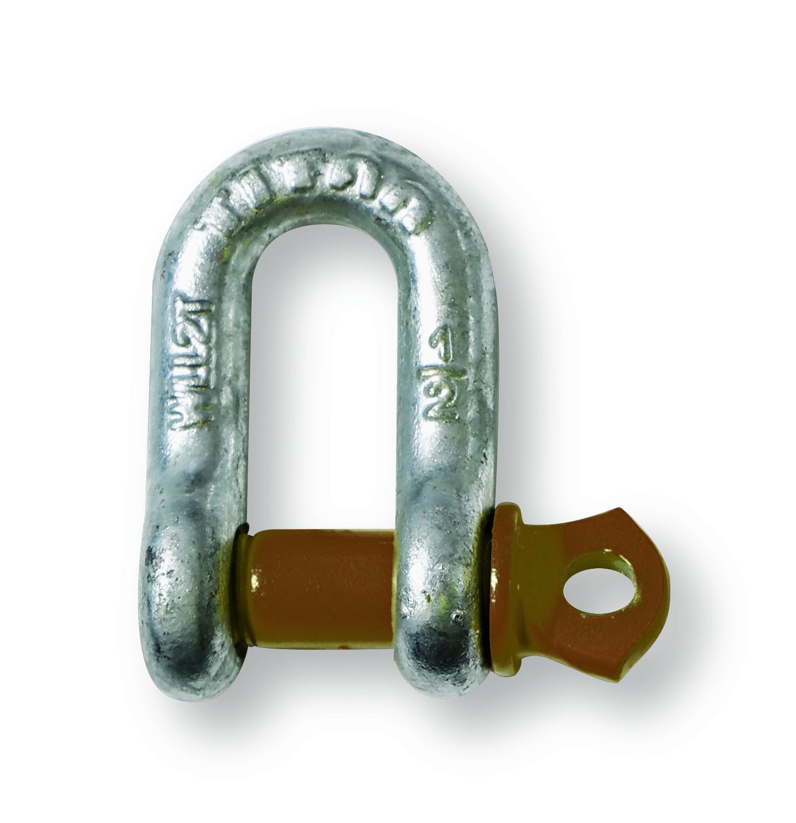 Titan Chain 10319065 Hot Galvanized D Shackle, 7/16"