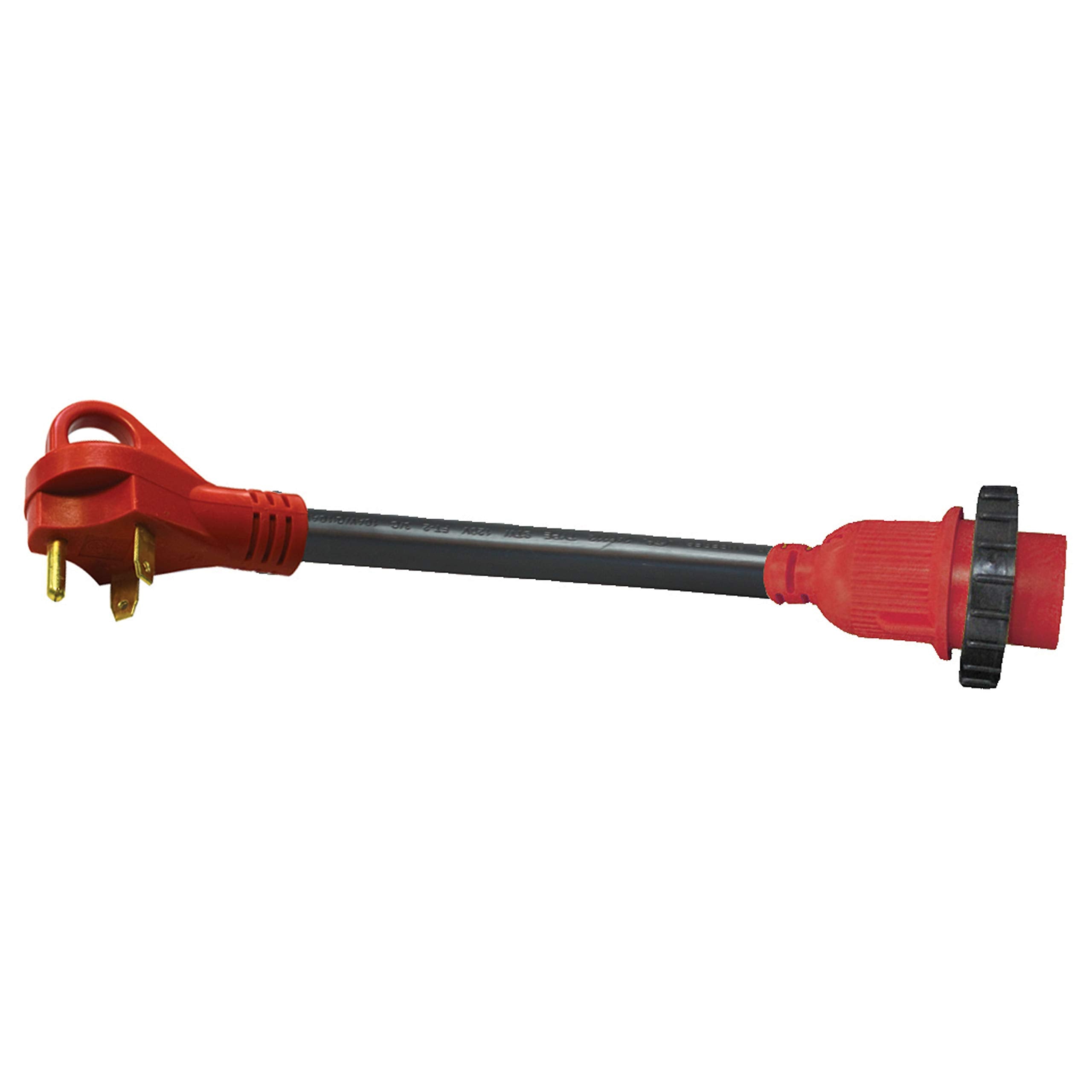 Valterra A10-3030HDVP Dogbone Style Mighty Cord Detachable 12" RV Adapter Cord, w/ Handle