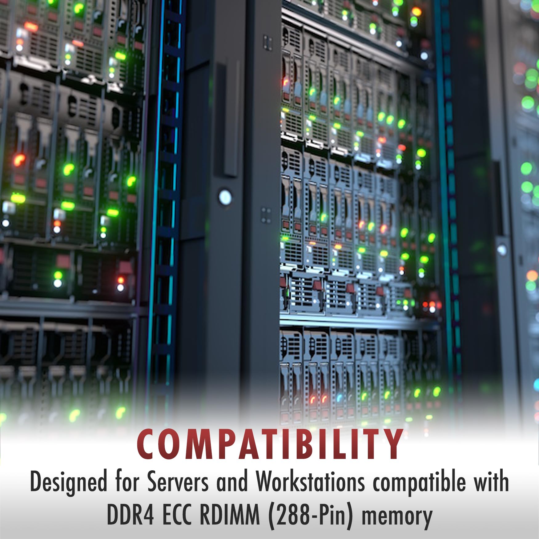 32GB RAM Replacement for IBM-Lenovo 46W0835 | DDR4 2400MHz PC4-19200R ECC RDIMM 2Rx4 1.2V 288-Pin Registered Server Memory Module (46W0835-ATC)