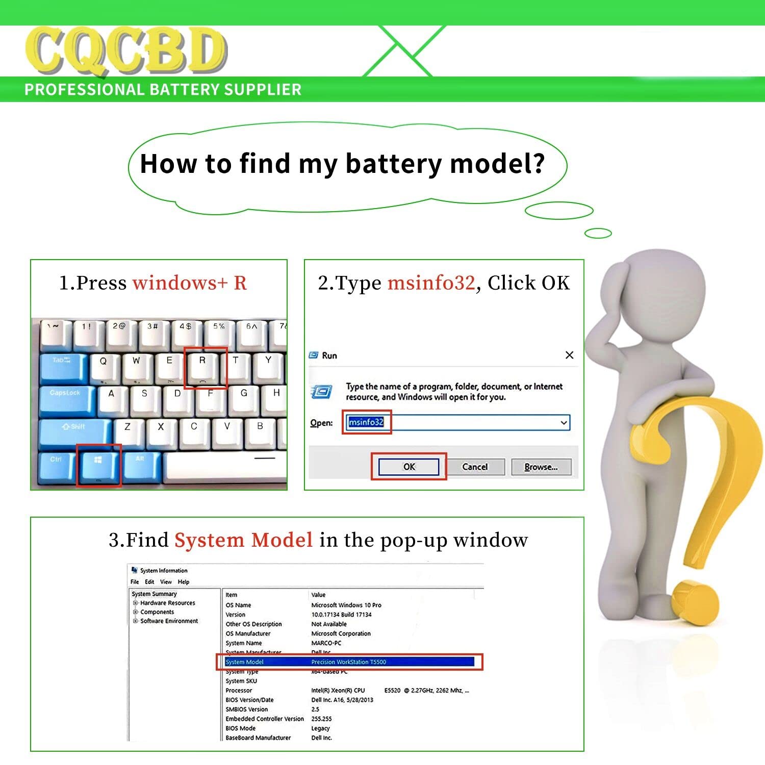 2S1P-2 Battery for Dell Raid Controller PowerVault MD3200i MD3220i MD3220i 0D668J Series [6.6V 7.26Wh]