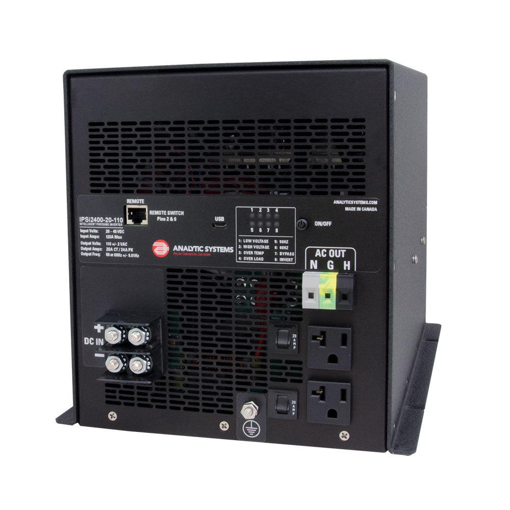 Analytic Systems AC Intelligent Pure Sine Wave Inverter, 20-40V In, 110V Out