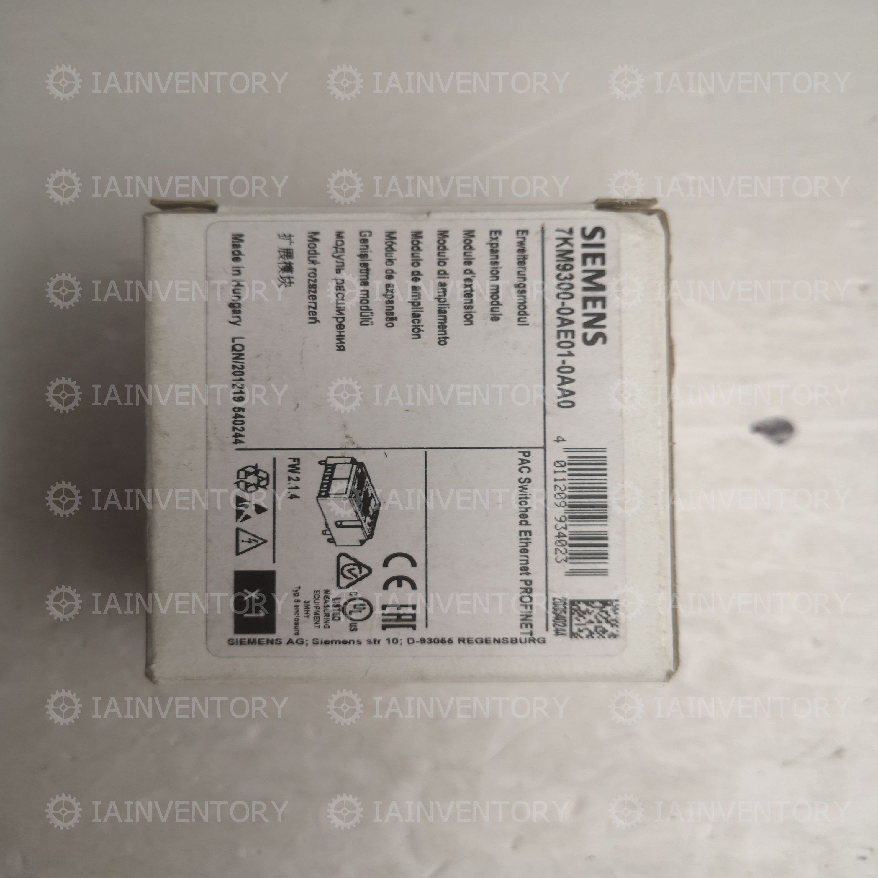 Siemens 7KM9300-0AE01-0AA0 PROFINET Extension 7KM9 300-0AE01-0AA0