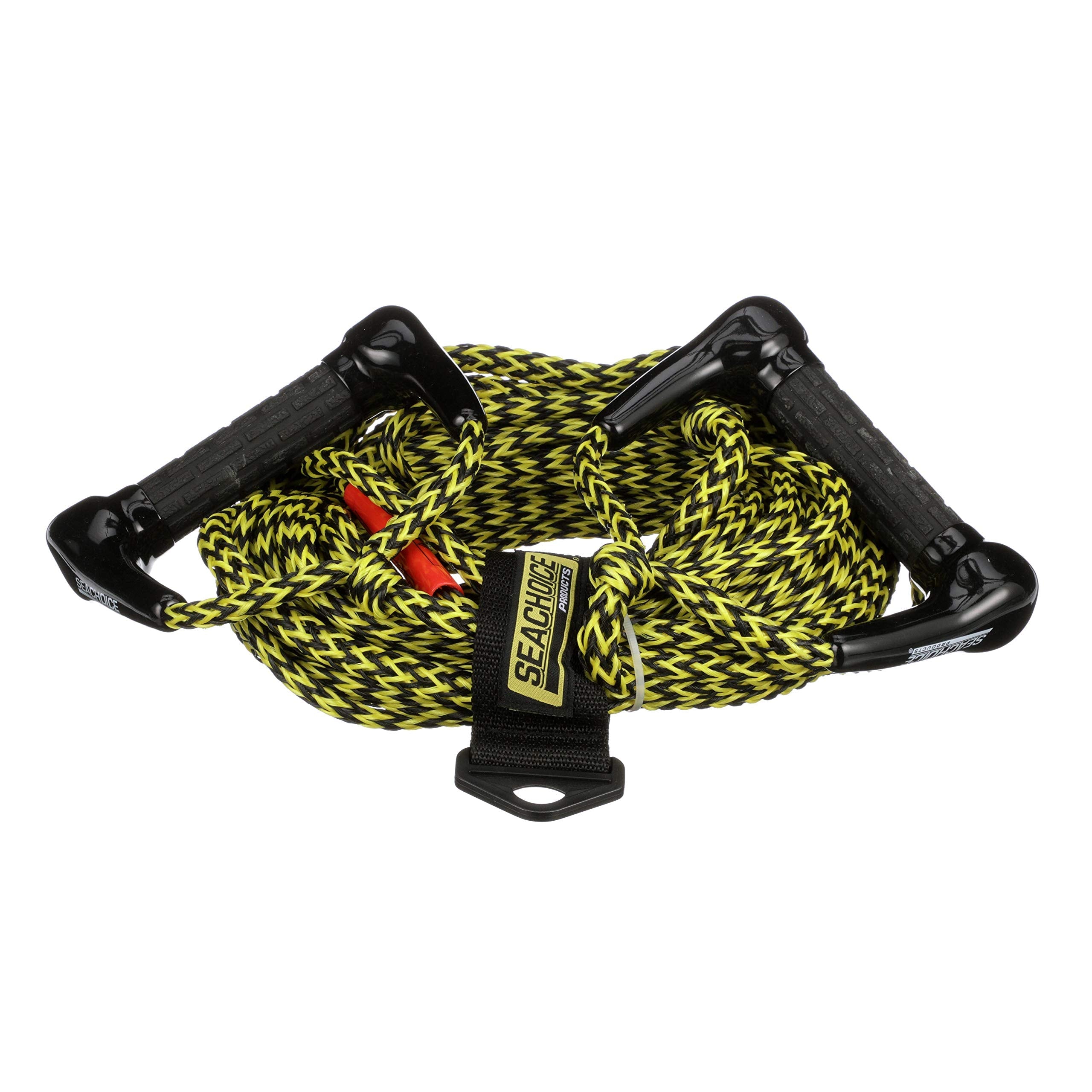 Seachoice 86729 Water Ski Rope, 75', Dual 5-1/2" Handles w/ Textured Rubber Grip
