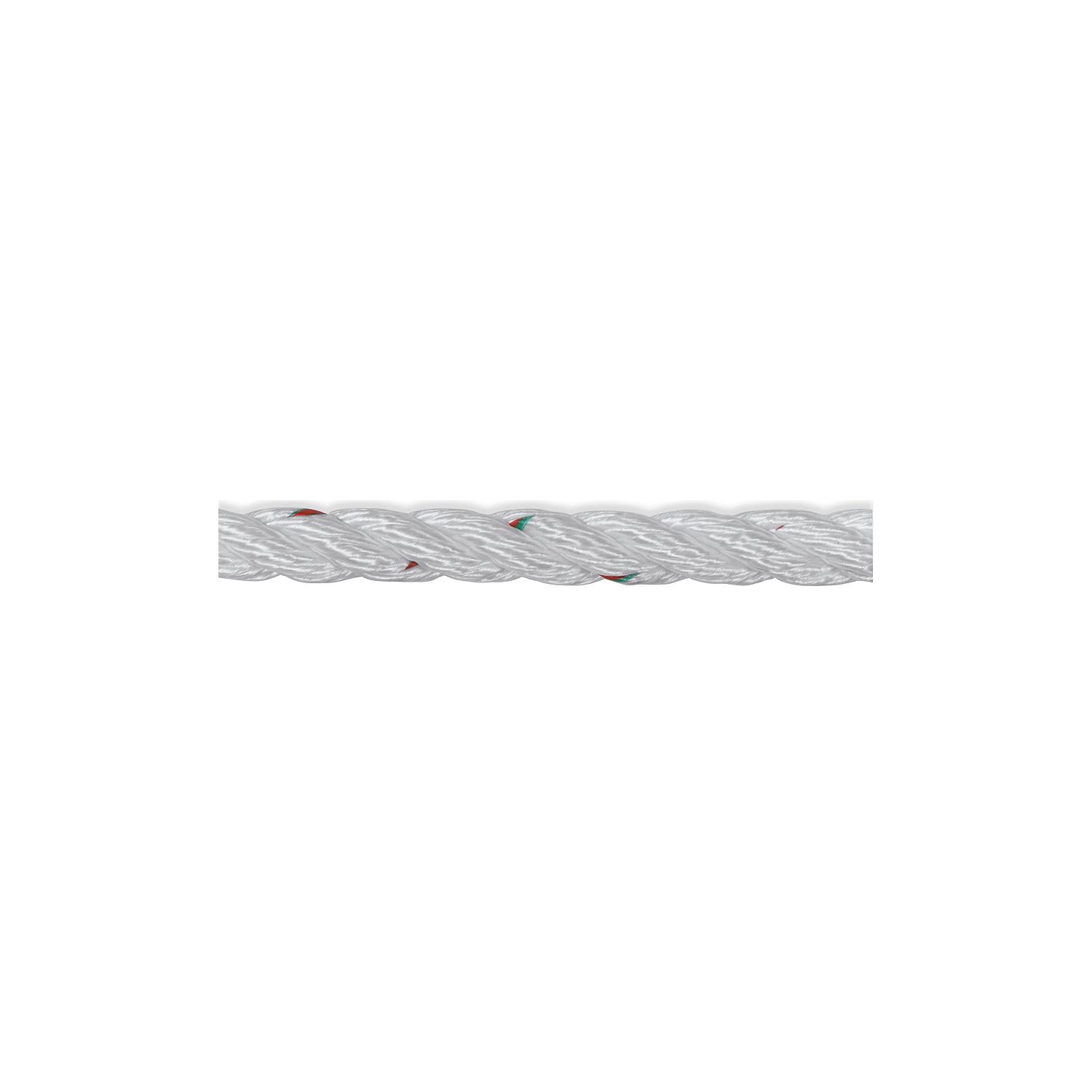 Samson Rope 170 040 006 030 Pro-Set-3 Nylon, White, 5/8" x 600'