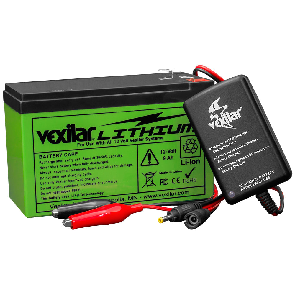 Vexilar V-120L 12V Lithium Ion Battery & Charger