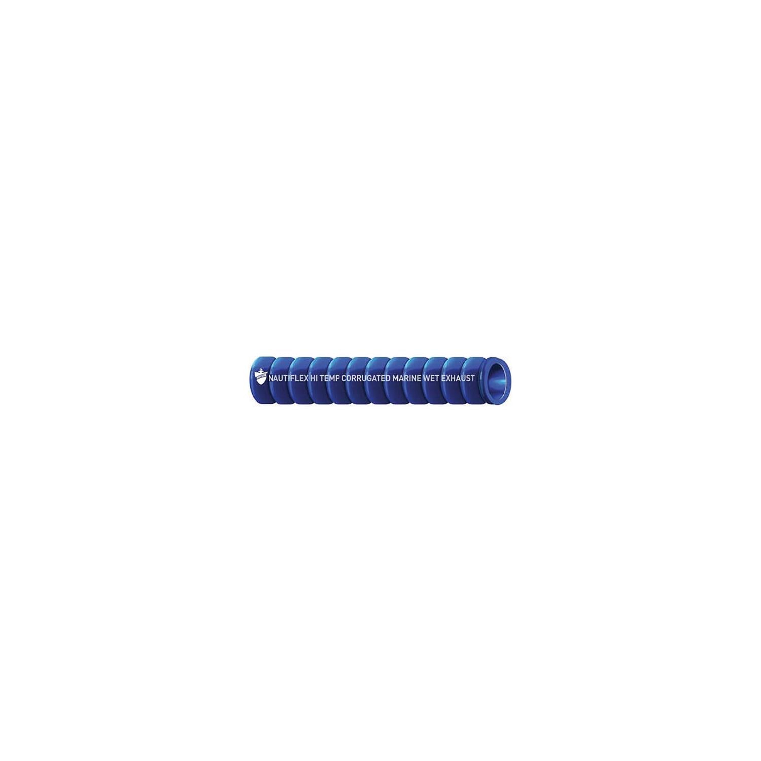Shield 16-262-1124 Shields Marine Corrugated Blue Series 262 Silicone Water, Exhaust 12-1/2' Hose