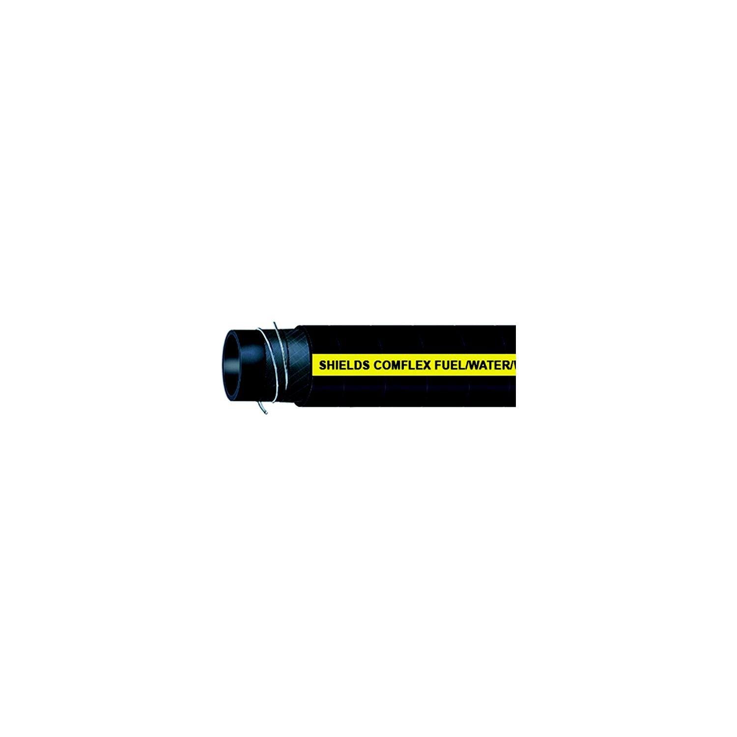 Shield 16-321-1124 Shields Marine Comflex Engine Wire Reinforced Hose, 50# Working Pressure