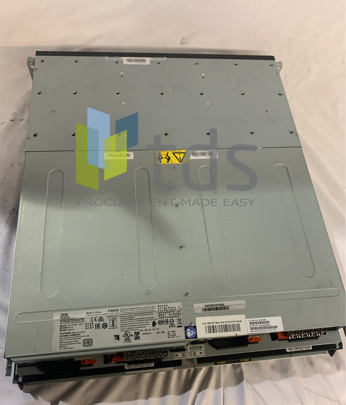 IBM 2078-324 V5030 SFF Controller - Rear View | Alo Tech Solutions
