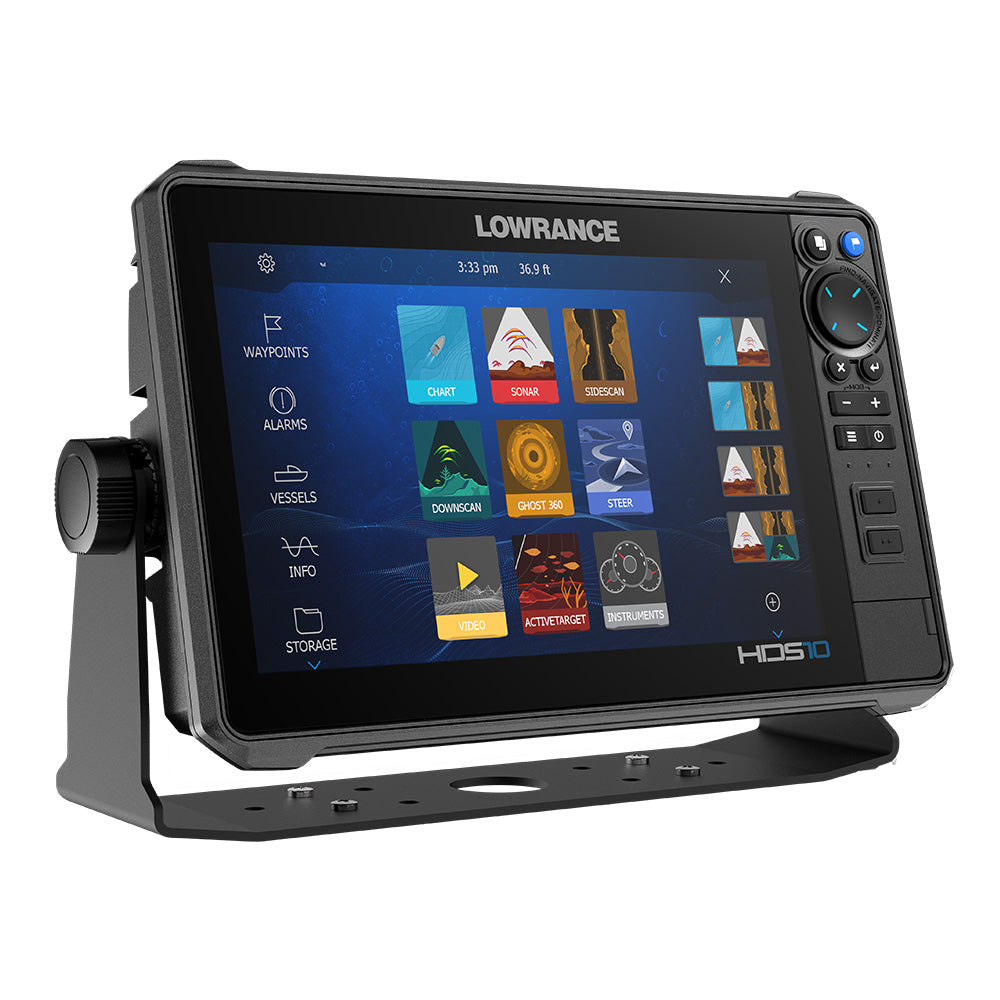 Lowrance HDS PRO 10 - w/ Preloaded C-MAP DISCOVER OnBoard Active Imaging HD Transducer [000-15984-001]