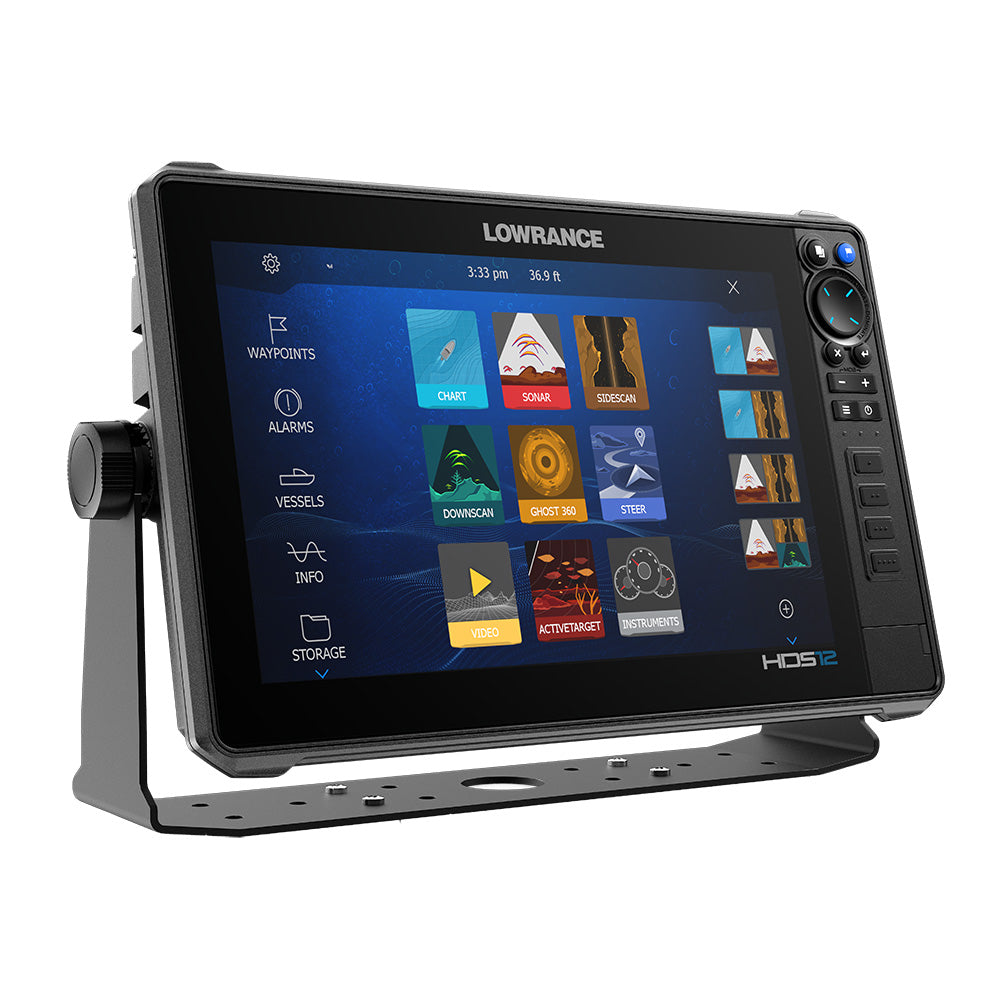 Lowrance HDS PRO 12 - w/ Preloaded C-MAP DISCOVER OnBoard Active Imaging HD Transducer [000-15987-001]