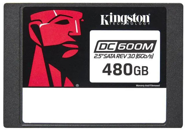 Kingston SEDC600M/480G DC600M 480 GB Solid State Drive - 2.5" Internal - SATA (SATA/600 - Mixed Use - Server Device Supported - 1 DWPD - 876 TB TBW - 560 MB/s Maximum Read Transfer Rate - 256-bit AES