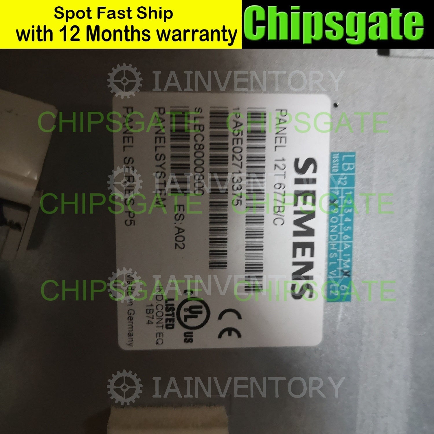 Siemens A5E02713375 Panel