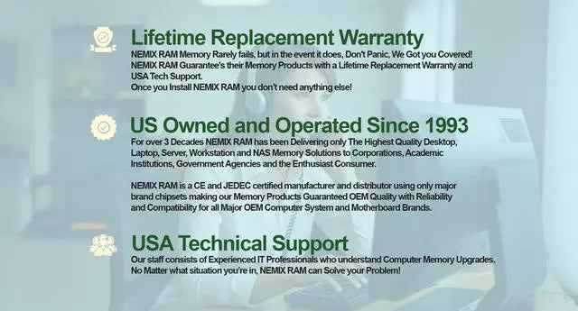 NEMIX RAM 128GB (4X32GB DDR4 2400MHZ PC4-19200 2Rx4 1.2V 288-pin ECC LRDIMM KIT Load Reduced Server Memory Compatible with Dell PowerEdge T440 Tower