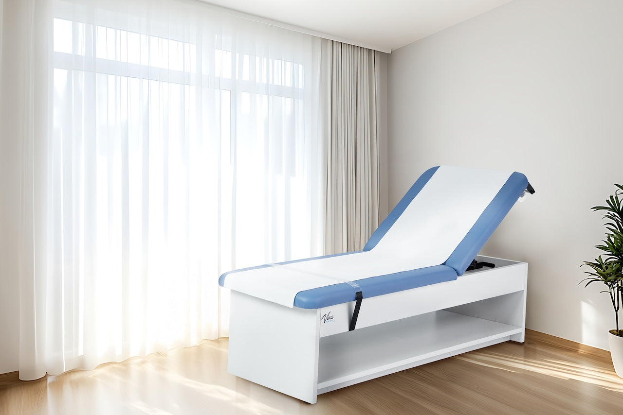 Lucas Plus Recovery Couch w/ Shelf, Adjustable Back & Antimicrobial Upholstery