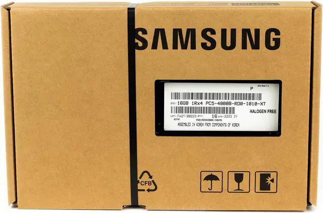 Samsung M321R2GA3BB6-CQK 16GB DDR5-4800 REG EC8 RDIMM PC5-38400R ECC Registered DIMM 288-Pin 1Rx8 1.1V Server Memory RAM Module