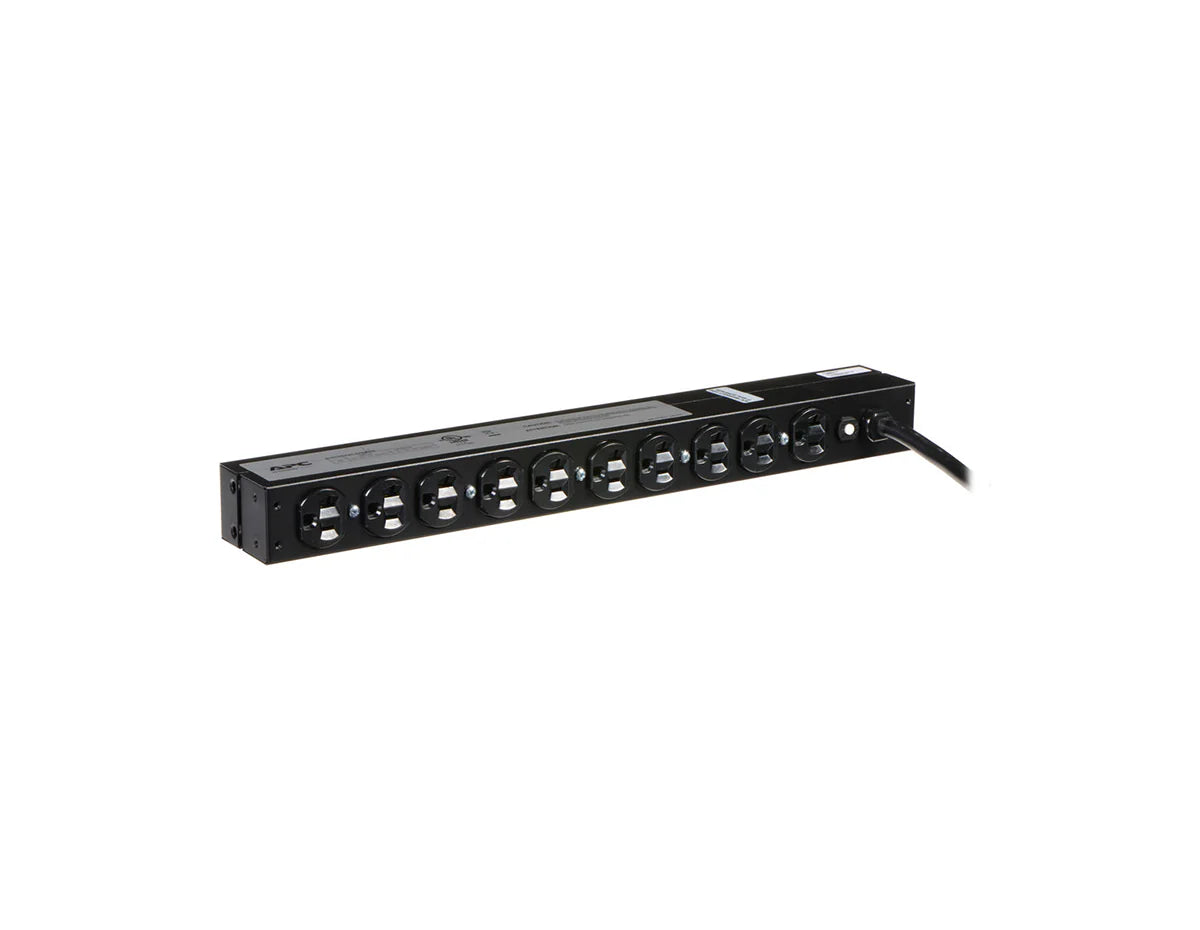 APC AP9563 - Basic Rack PDU 1U 1.92kVA 120V 20A 10x 5-20R Outlets